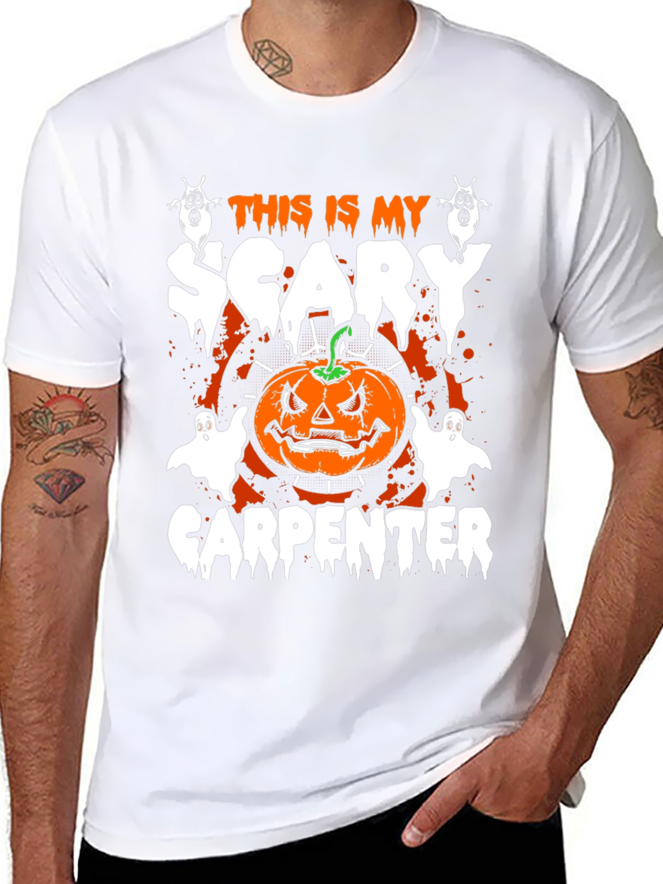 Scary Carpenter Halloween T-Shirt