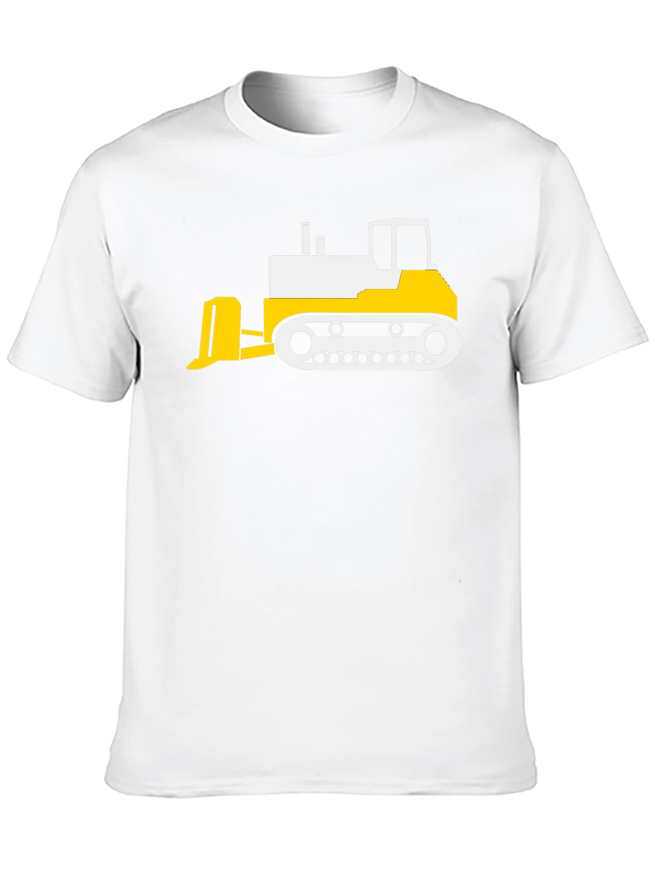 Bulldozer Graphic Black T-Shirt