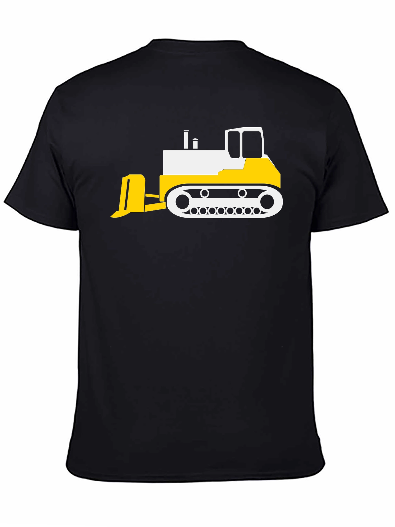 Bulldozer Graphic Black T-Shirt
