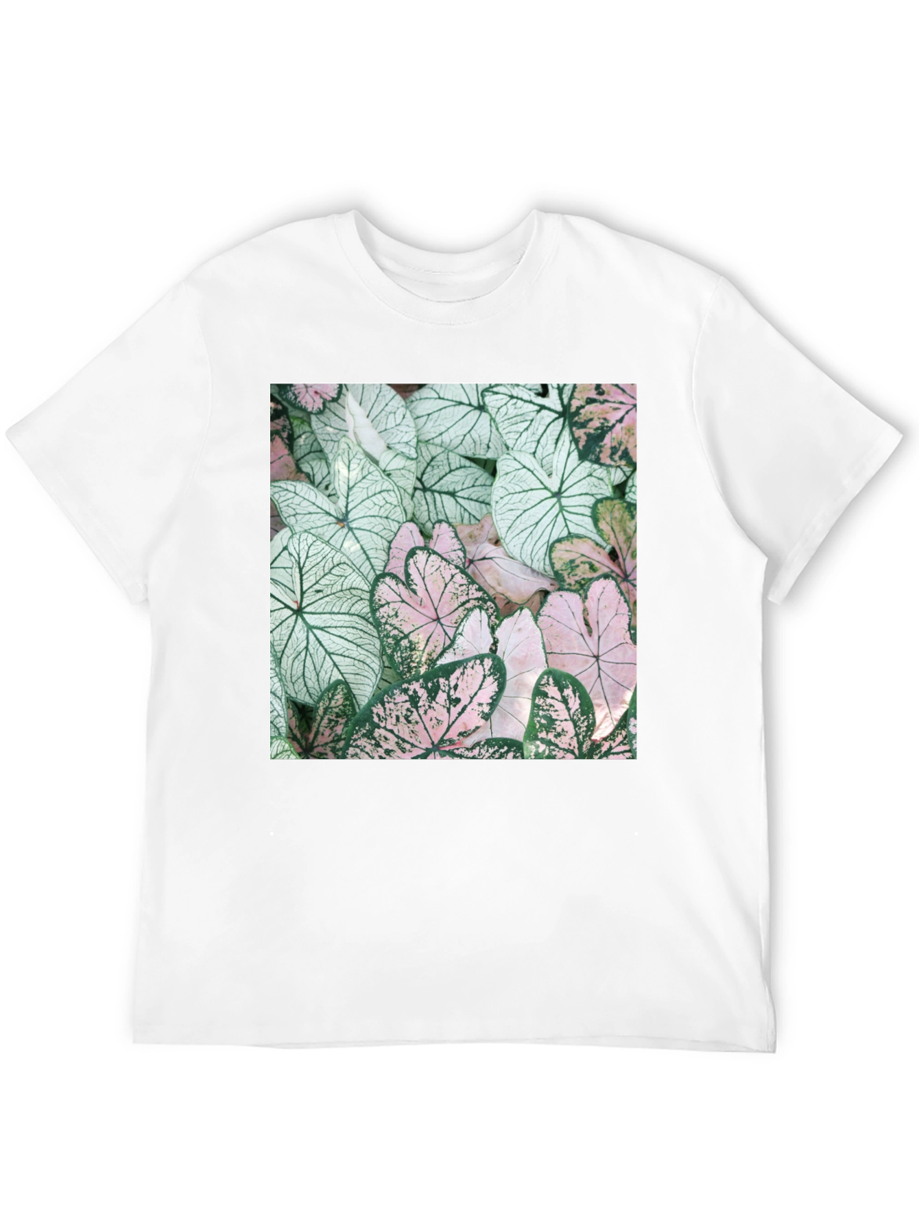 Tropical Leaves T-Shirt - Modern Botanical Design