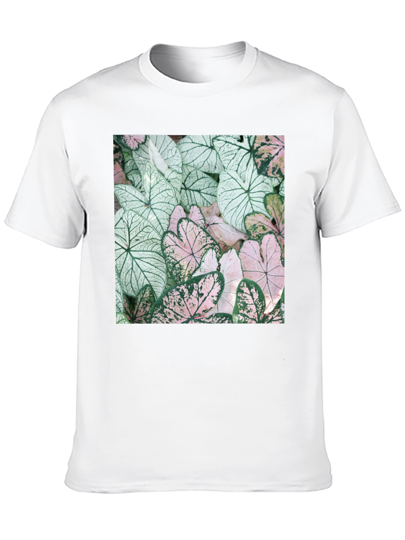 Tropical Leaves T-Shirt - Modern Botanical Design