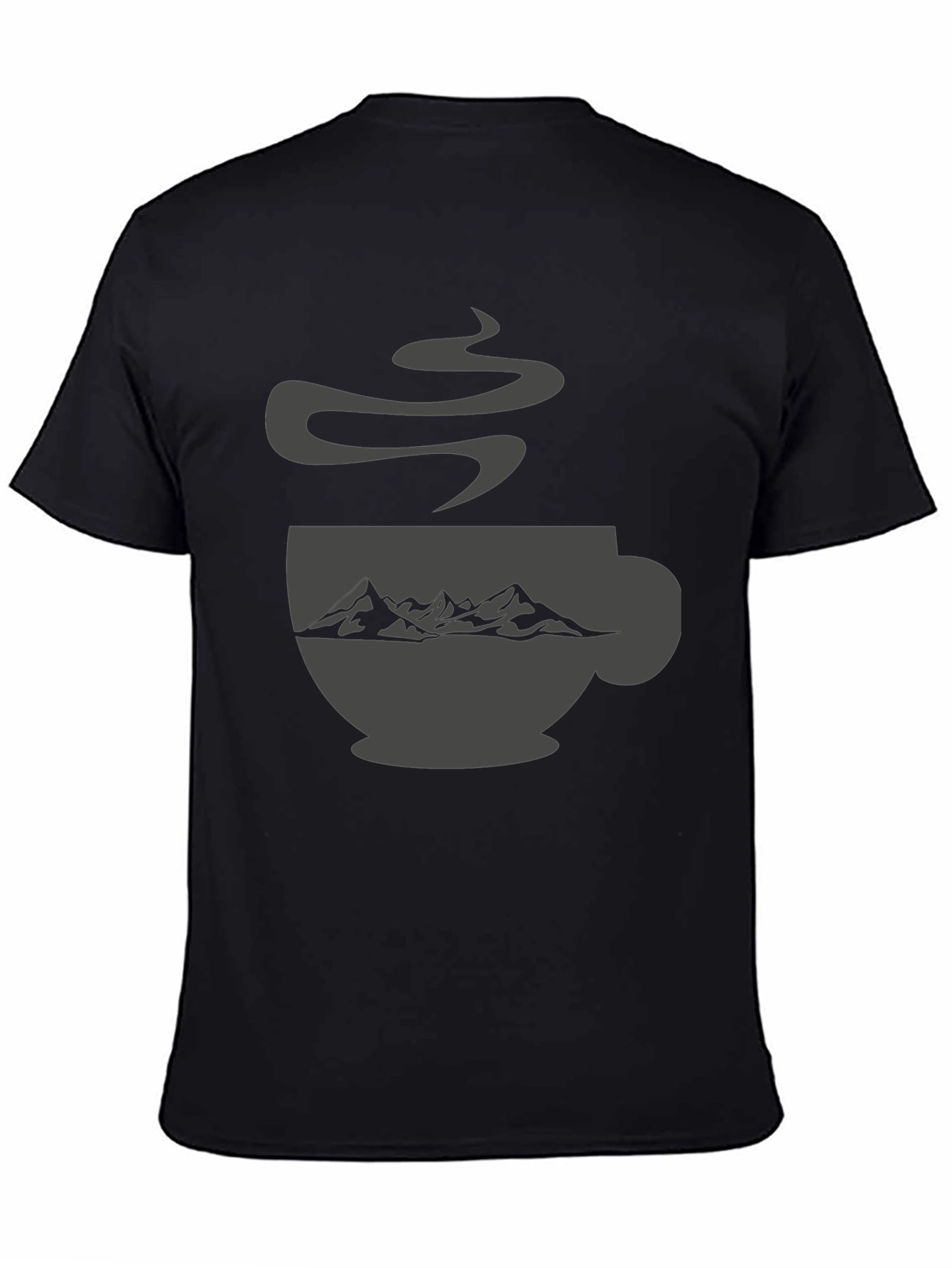 Mountain Coffee Cup Graphic Tee
