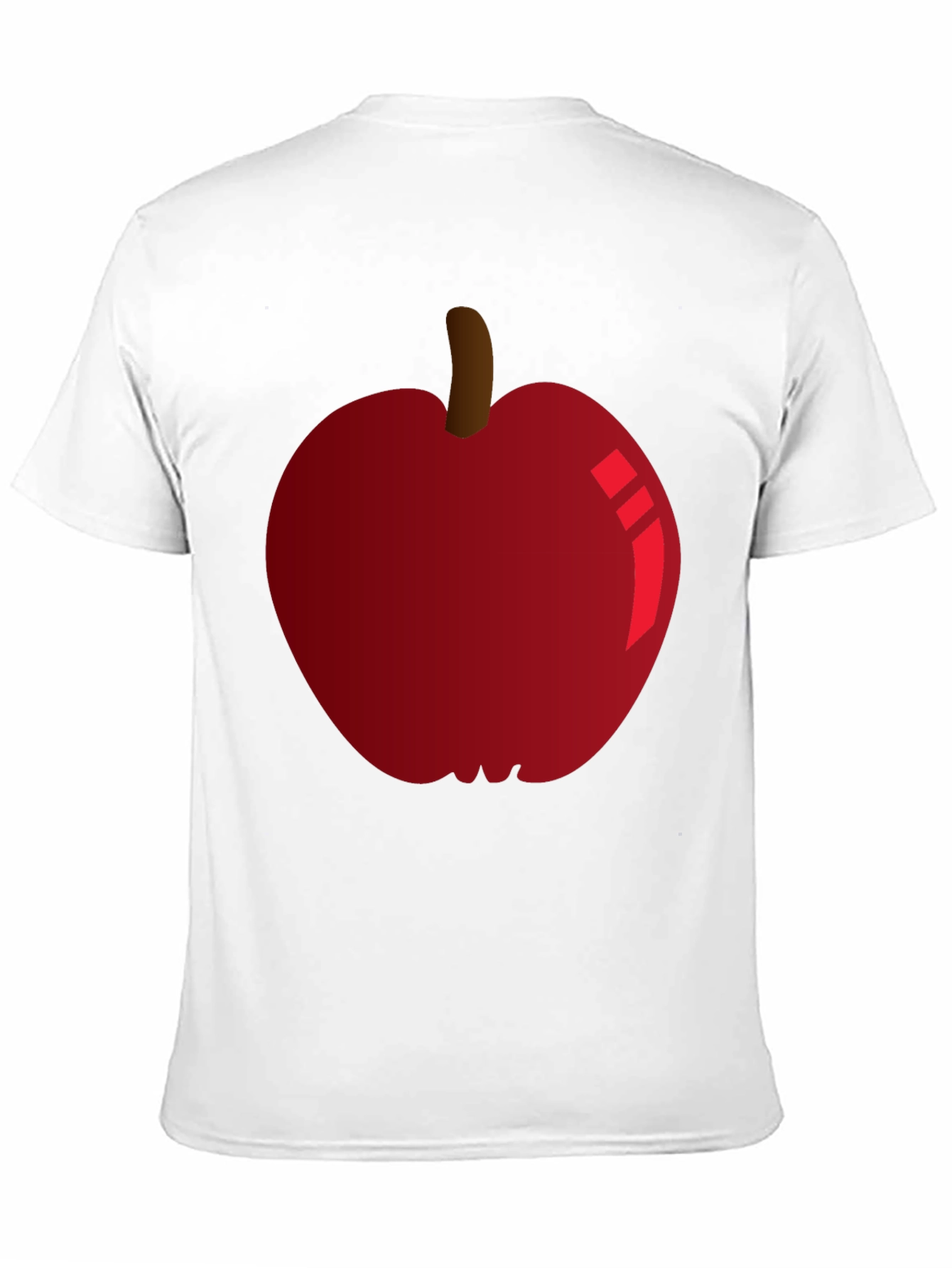 Red Apple Graphic Tee - Fruit Lovers T-Shirt