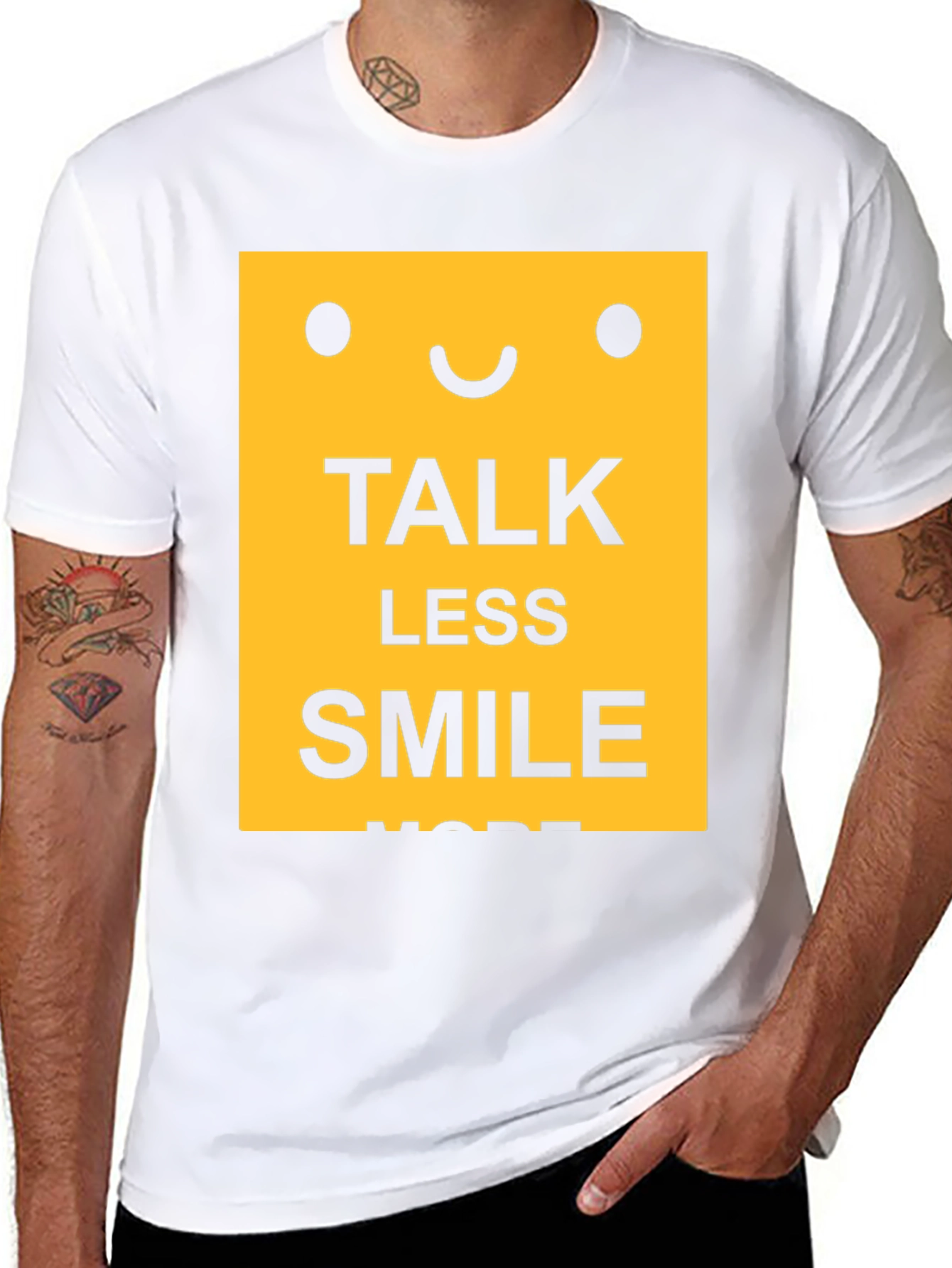Talk Less Smile More Graphic T-Shirt