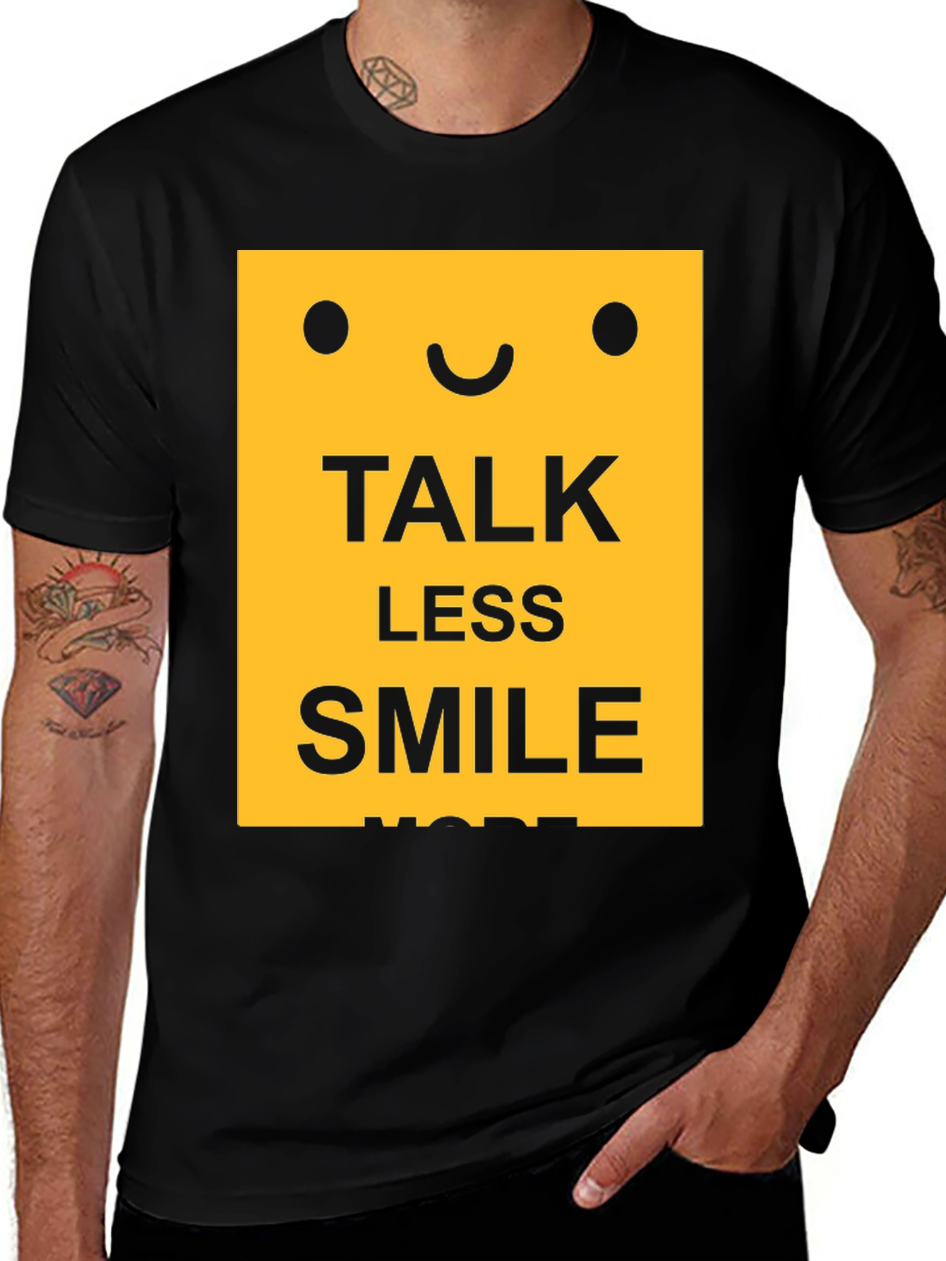 Talk Less Smile More Graphic T-Shirt