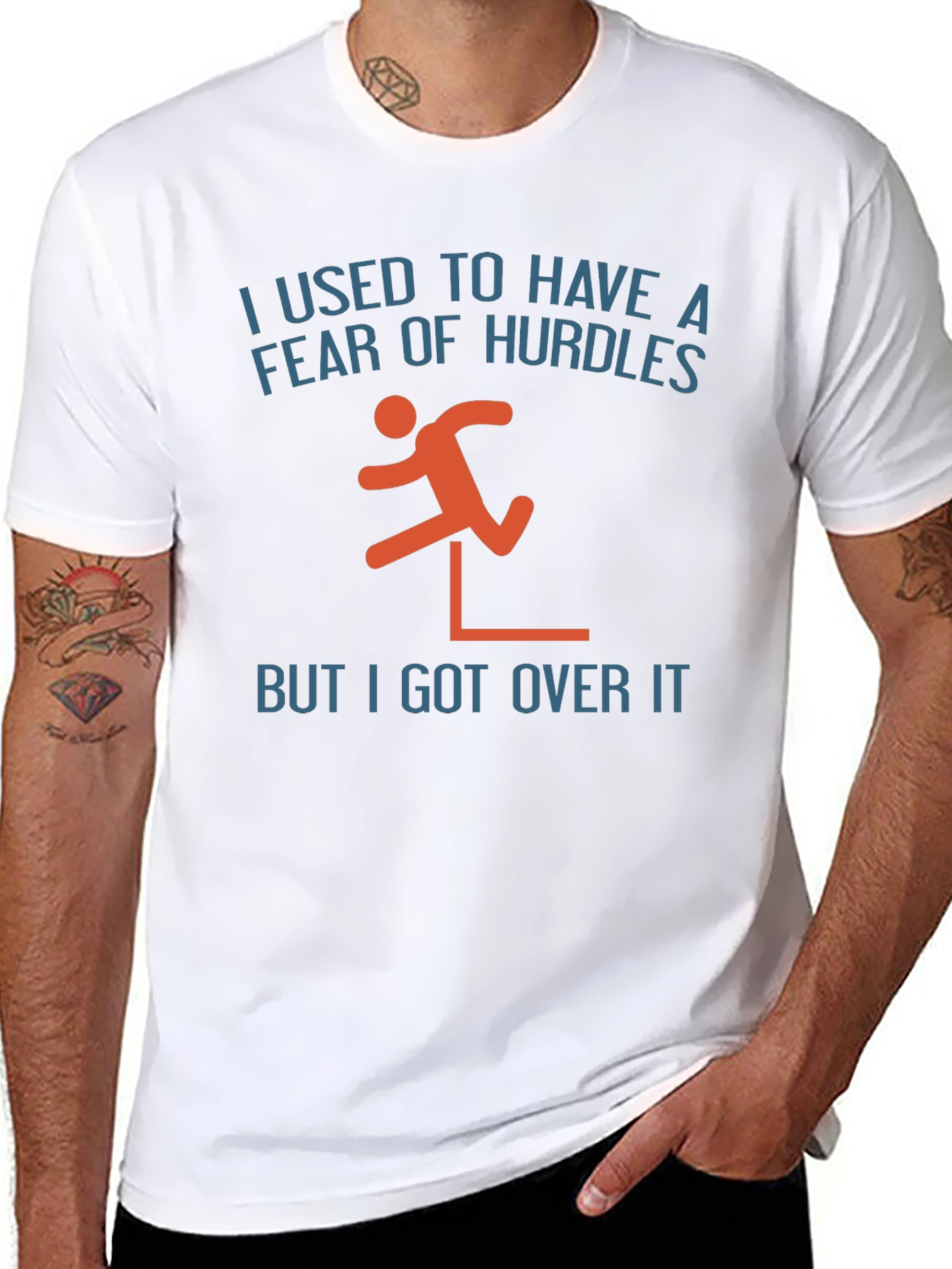 Fear of Hurdles Graphic T-Shirt