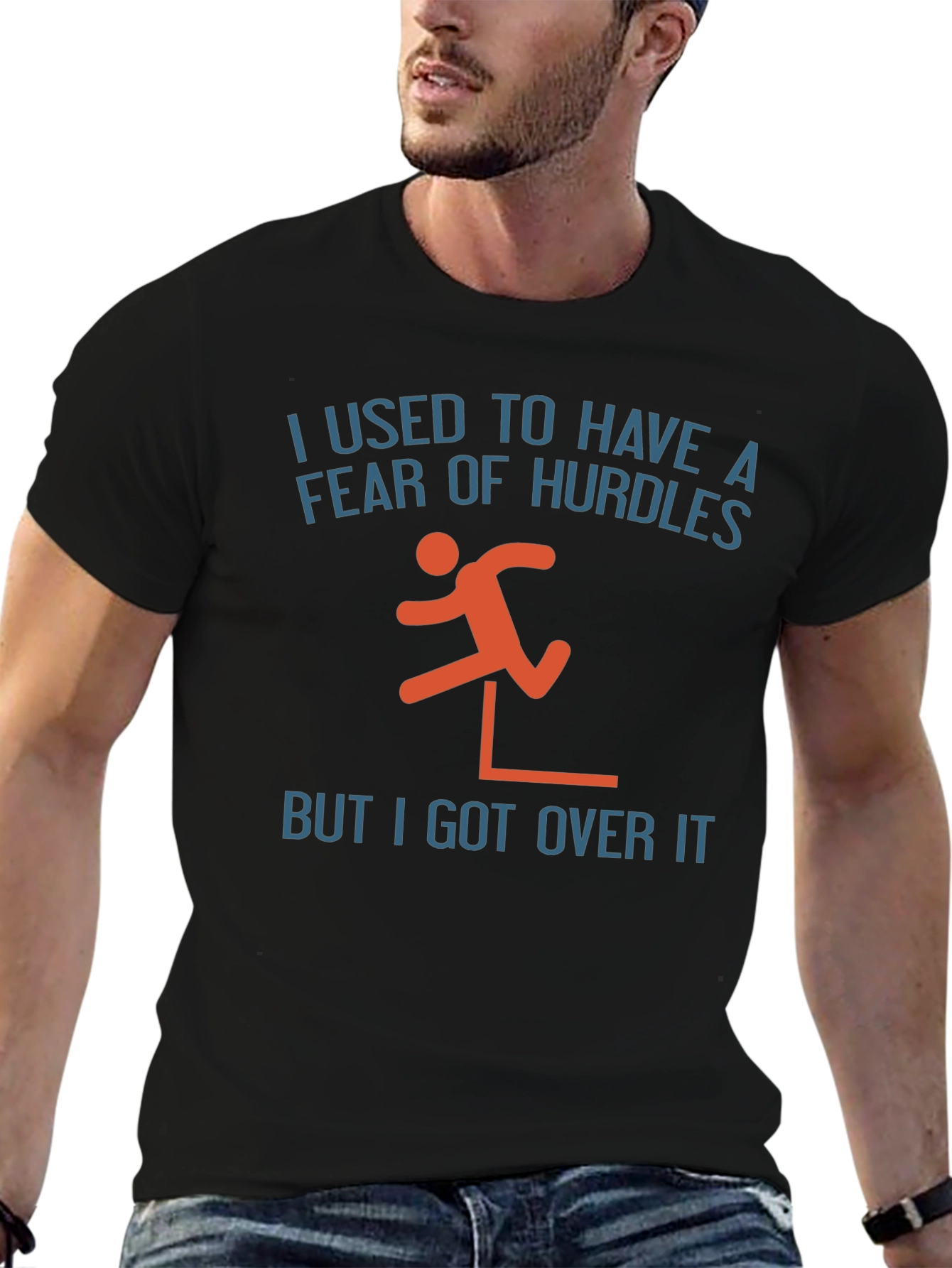 Fear of Hurdles Graphic T-Shirt
