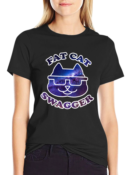 Fat Cat Swagger Graphic T-Shirt