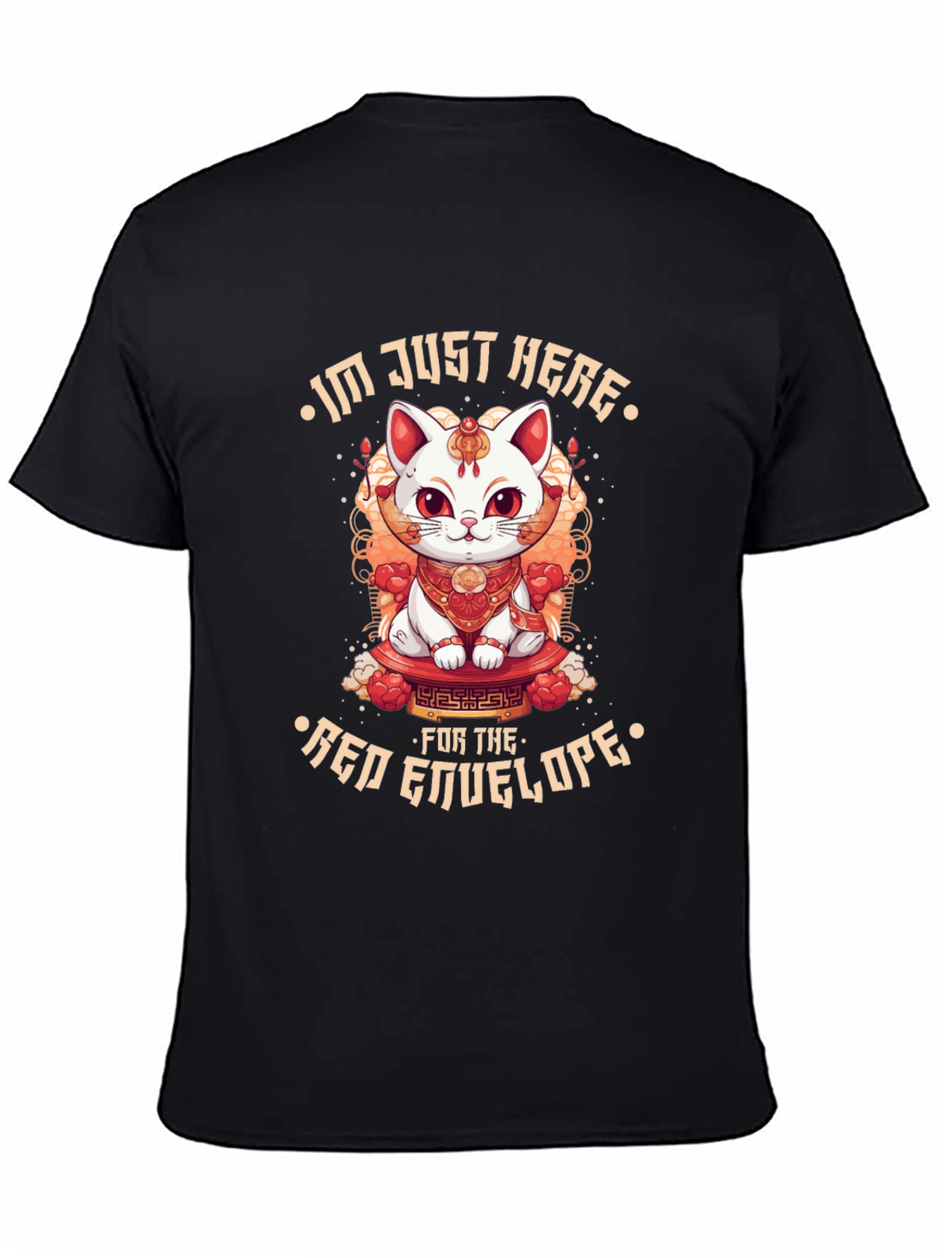 Lucky Cat Red Envelope T-Shirt