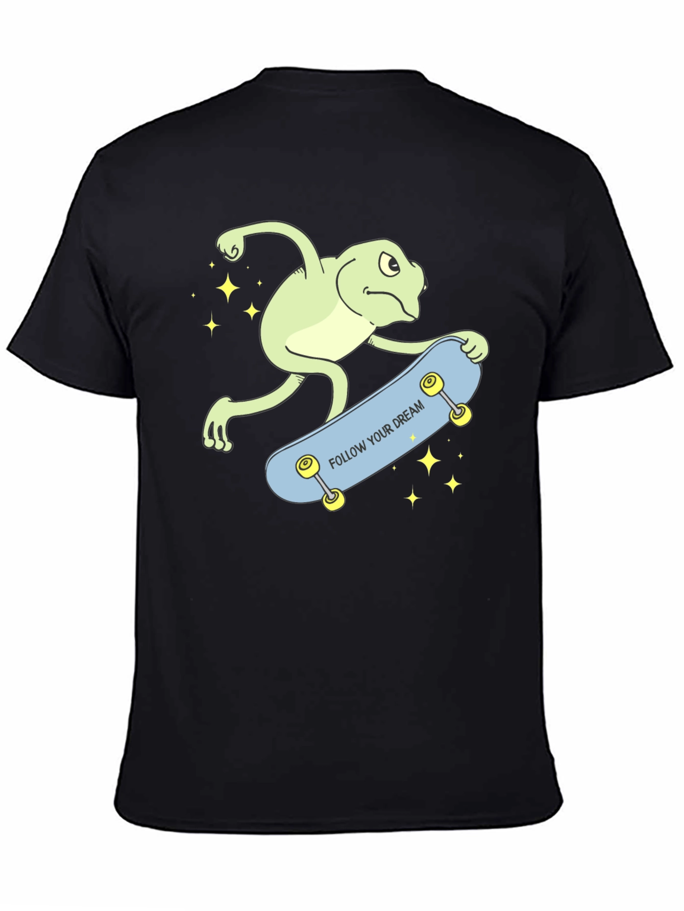 Skateboarding Frog Graphic T-Shirt
