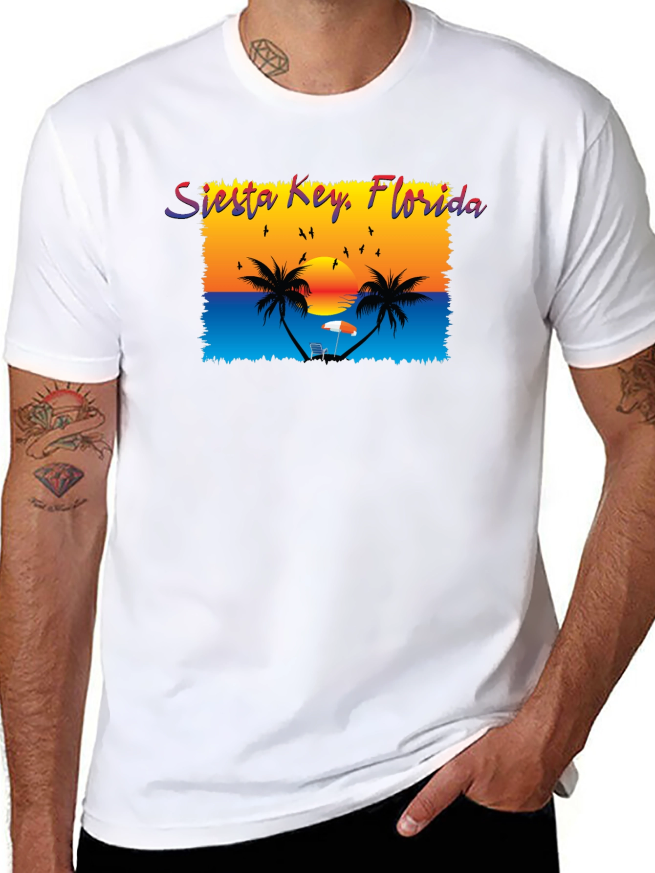 Siesta Key Florida Sunset Beach T-Shirt