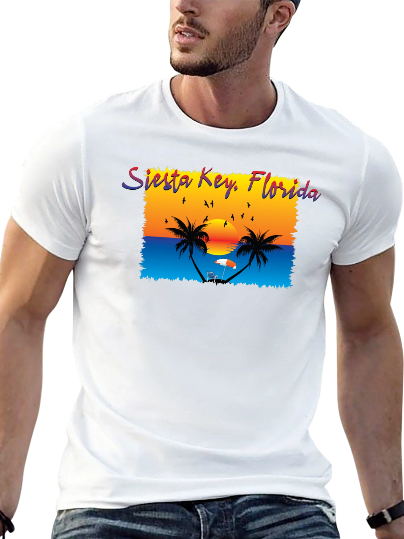 Siesta Key Florida Sunset Beach T-Shirt
