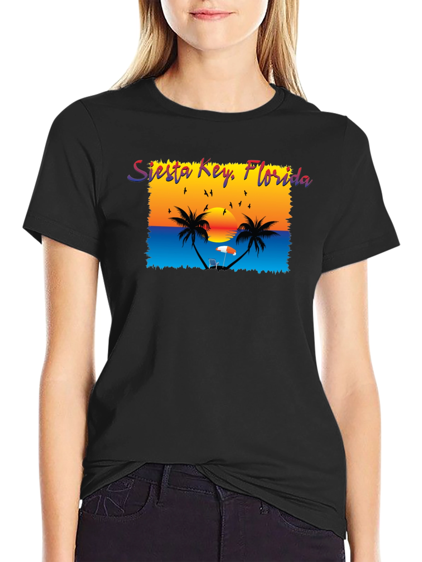 Siesta Key Florida Sunset Beach T-Shirt