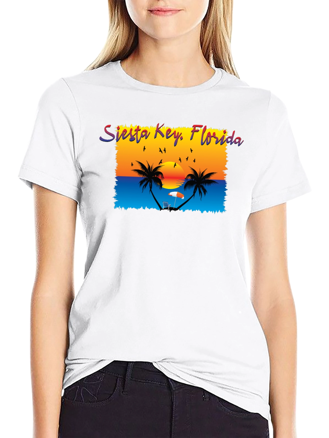 Siesta Key Florida Sunset Beach T-Shirt