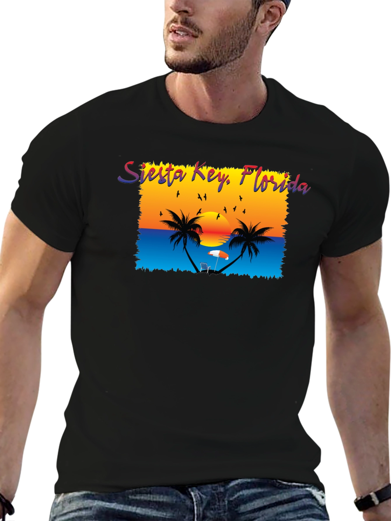 Siesta Key Florida Sunset Beach T-Shirt