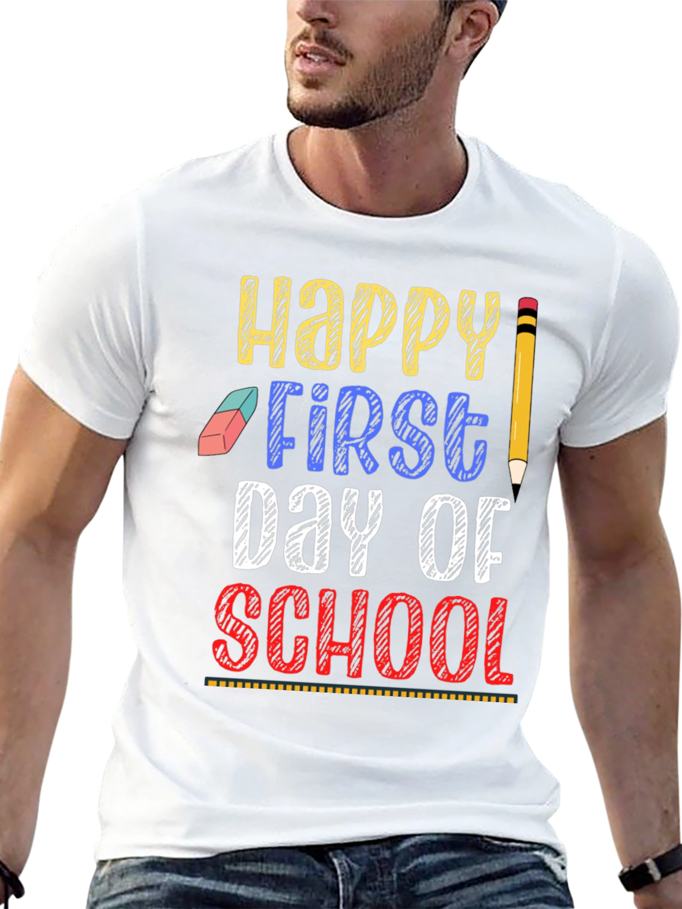 Happy First Day of School Graphic Tee