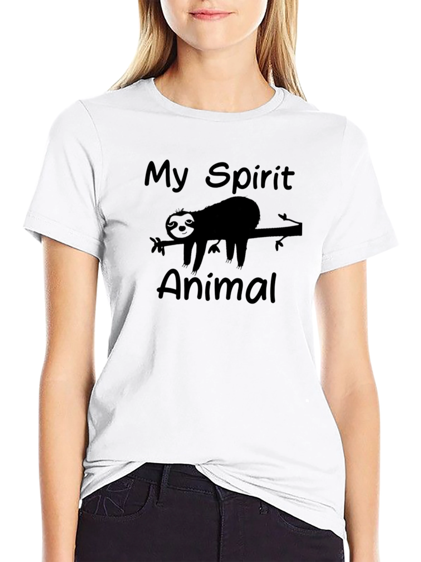 My Spirit Animal Sloth Graphic Tee - Relaxed Fit