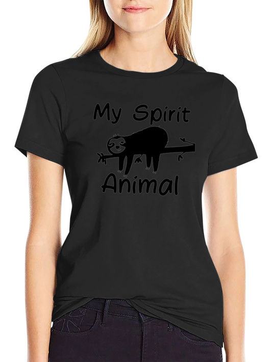 My Spirit Animal Sloth Graphic Tee - Relaxed Fit