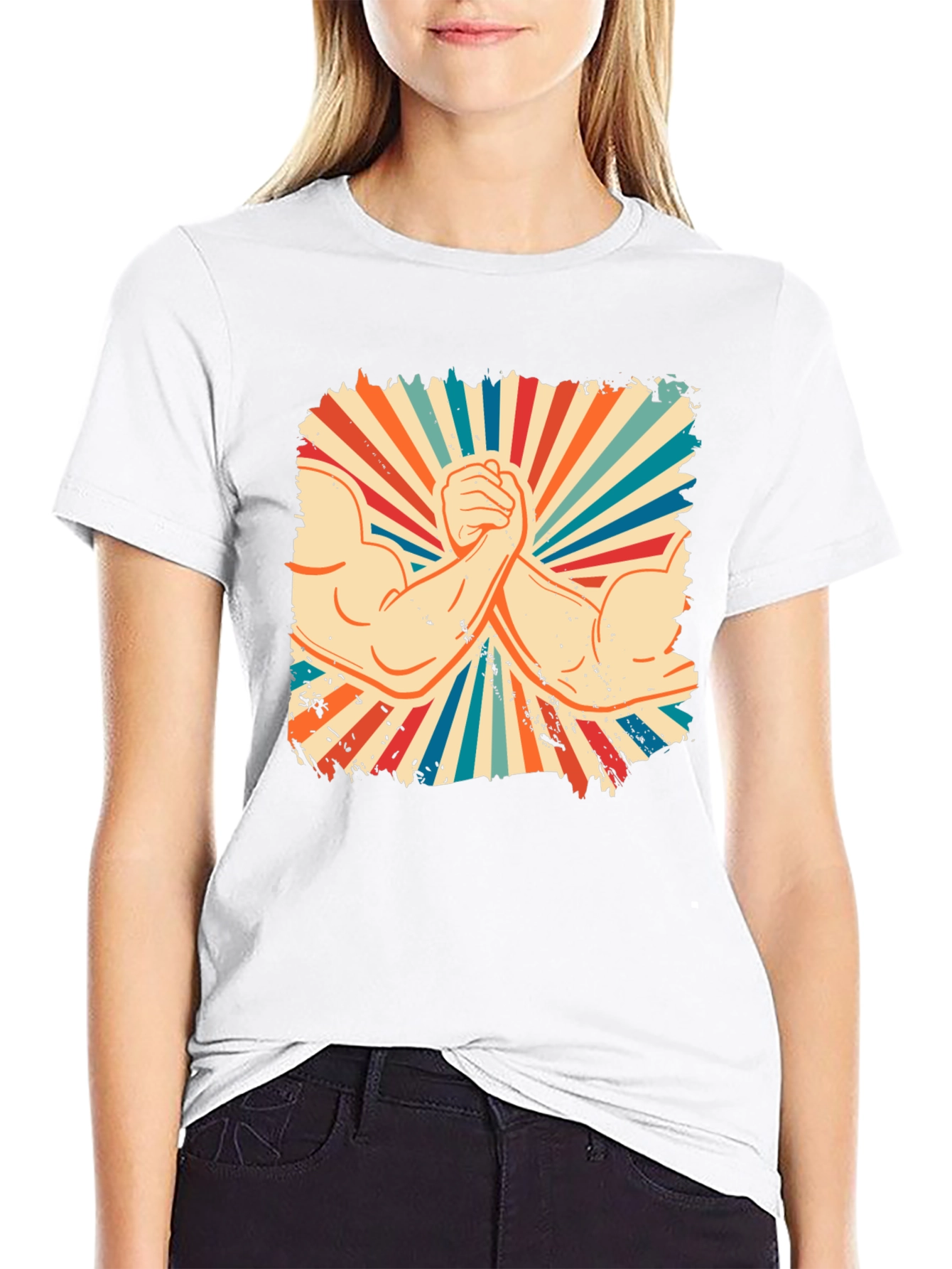 Retro Arm Wrestling T-Shirt