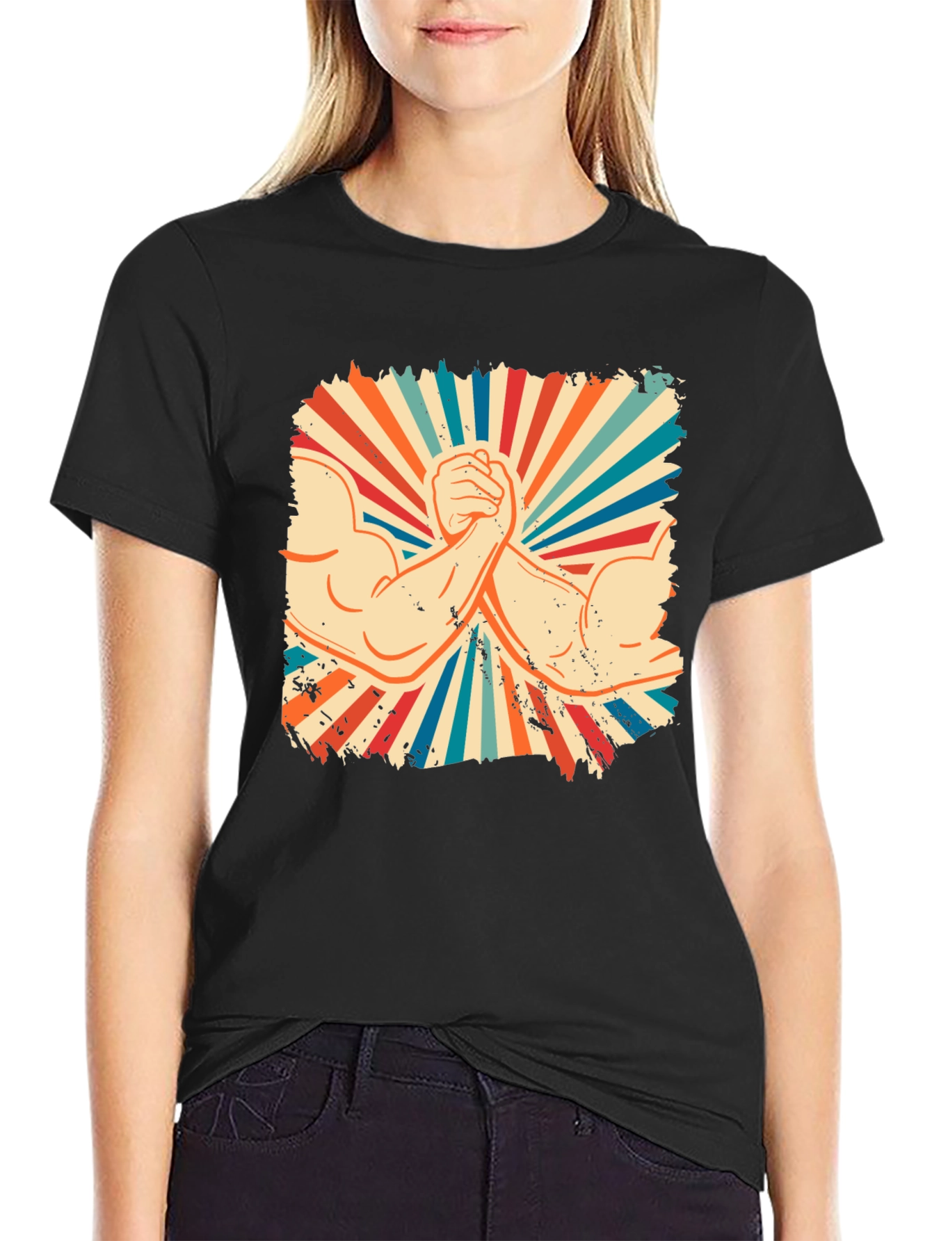 Retro Arm Wrestling T-Shirt