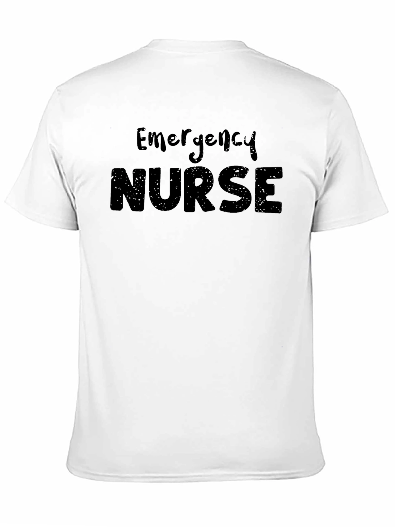 Emergency Nurse Graphic T-Shirt - Black
