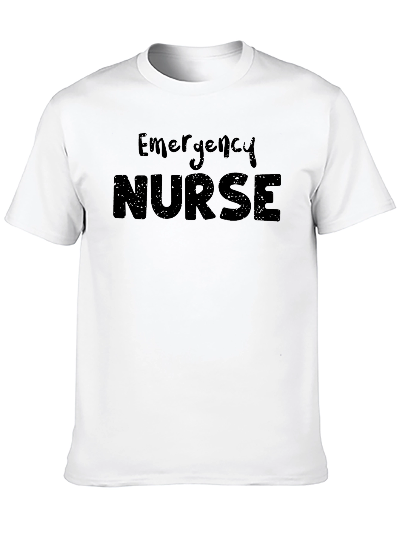 Emergency Nurse Graphic T-Shirt - Black