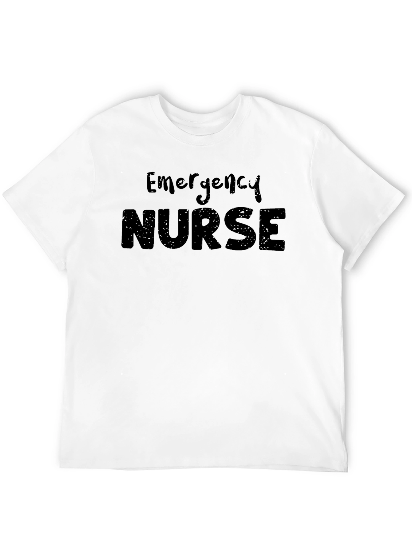 Emergency Nurse Graphic T-Shirt - Black