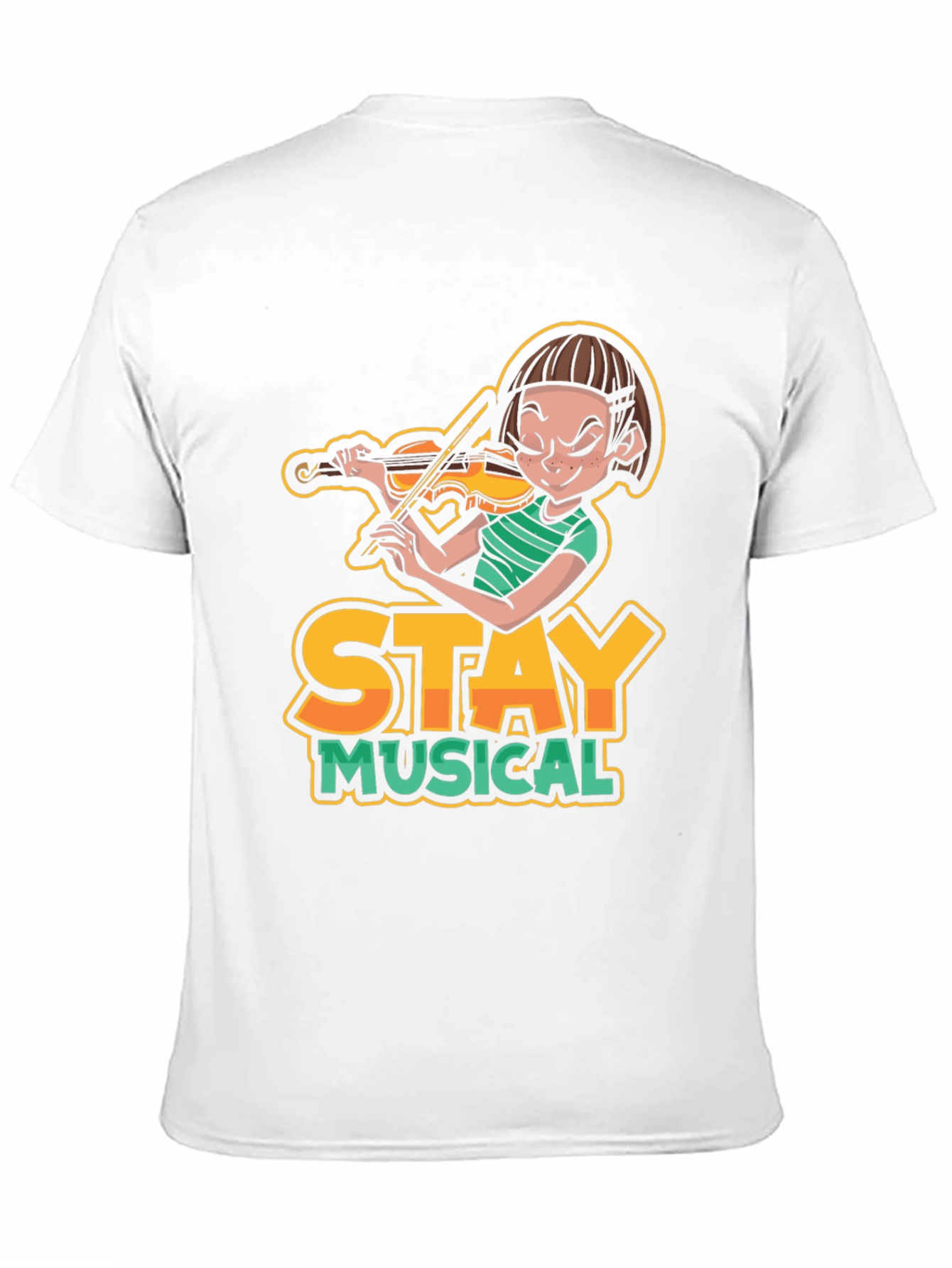 Stay Musical Graphic Tee - Black Cotton Shirt