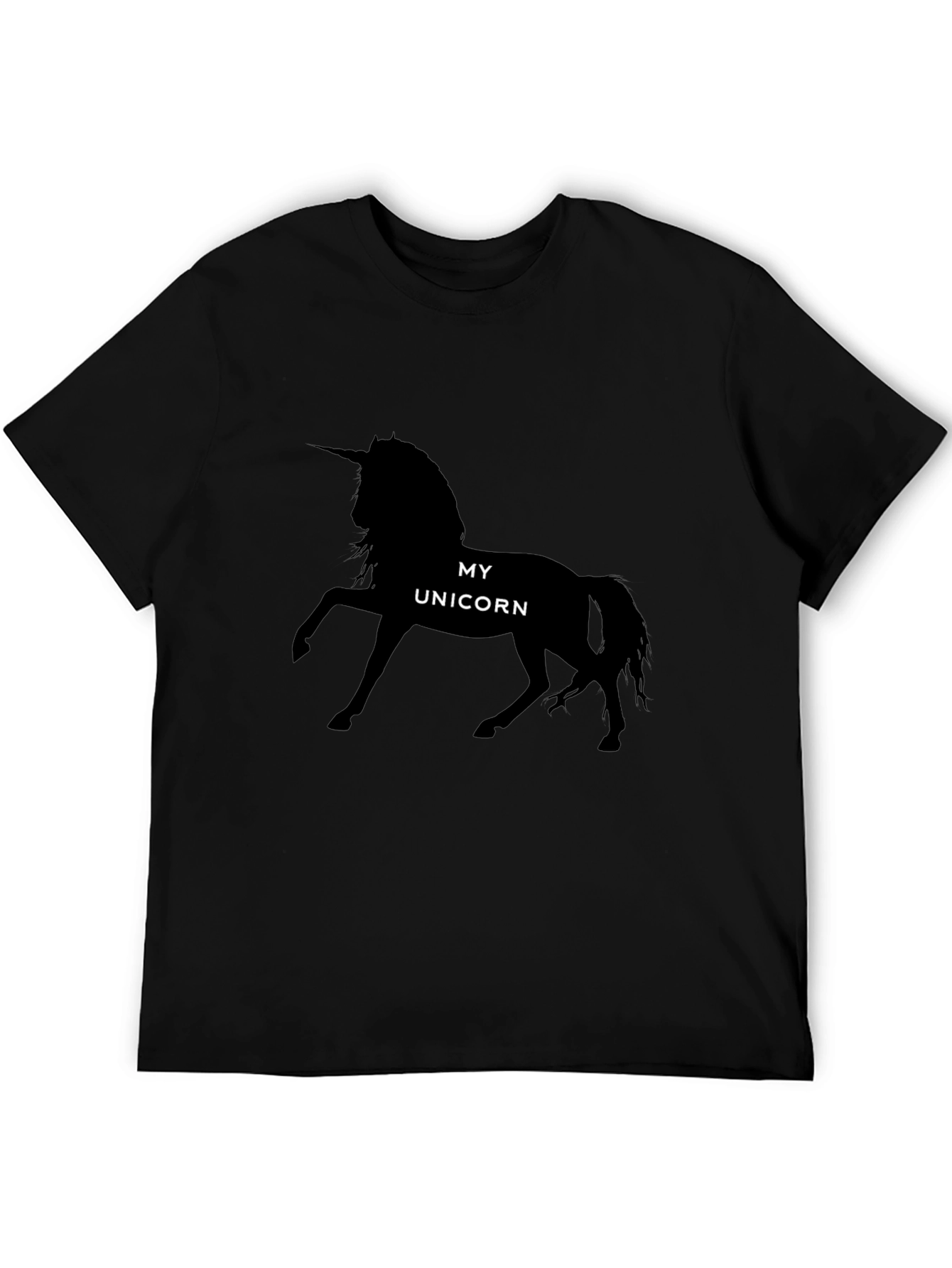 My Unicorn Black T-Shirt