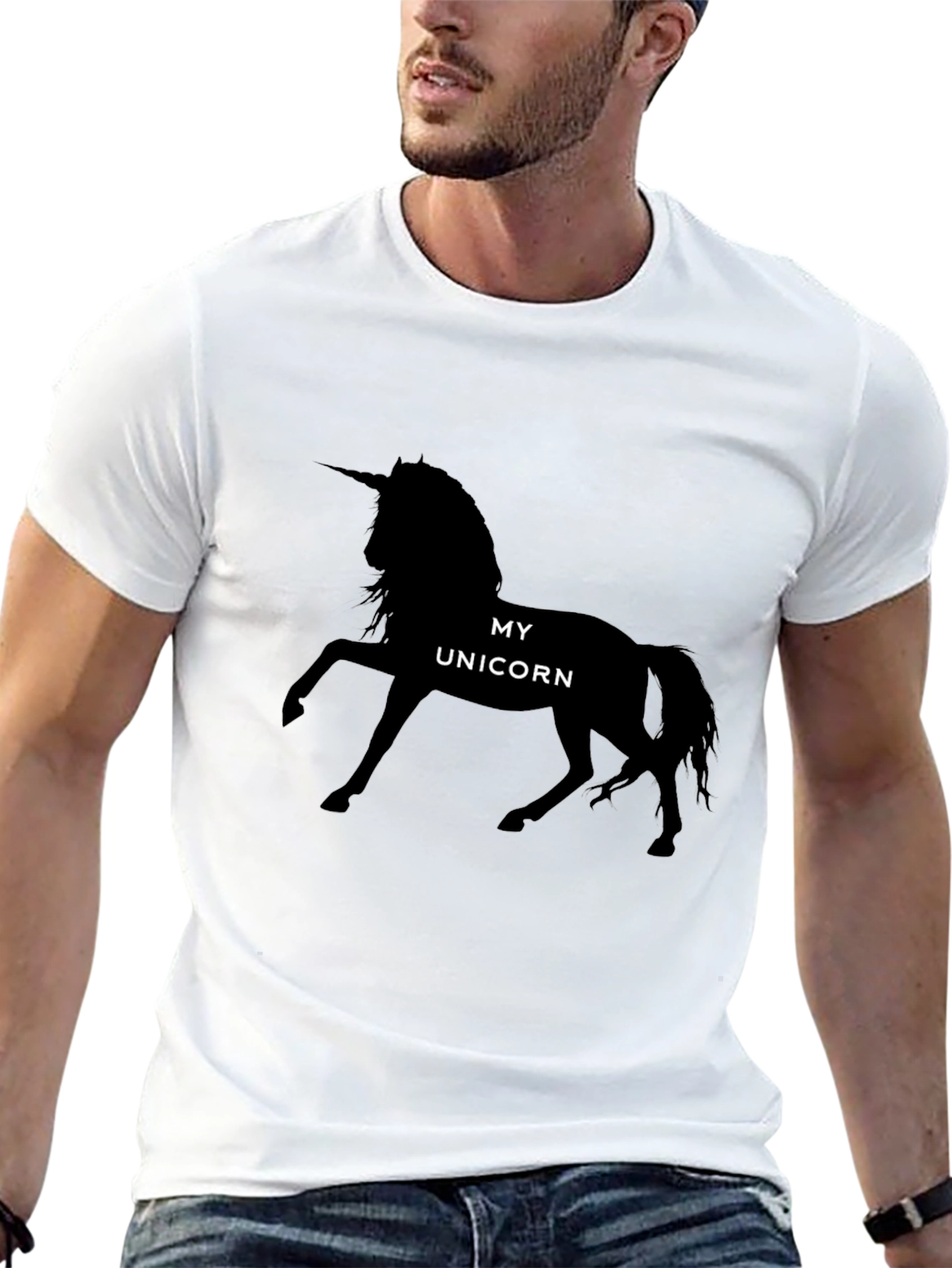 My Unicorn Black T-Shirt