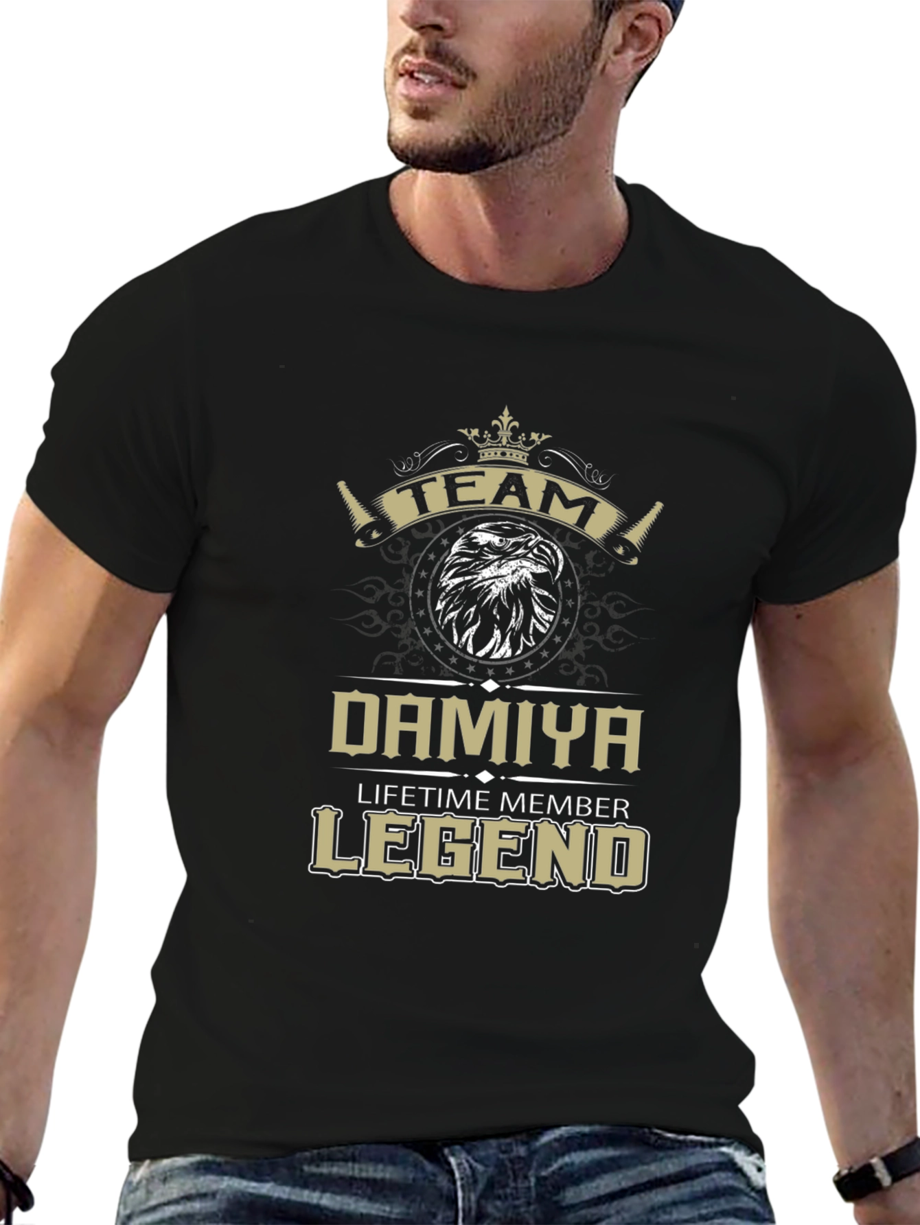 Team Damiya Legend Black Graphic Tee