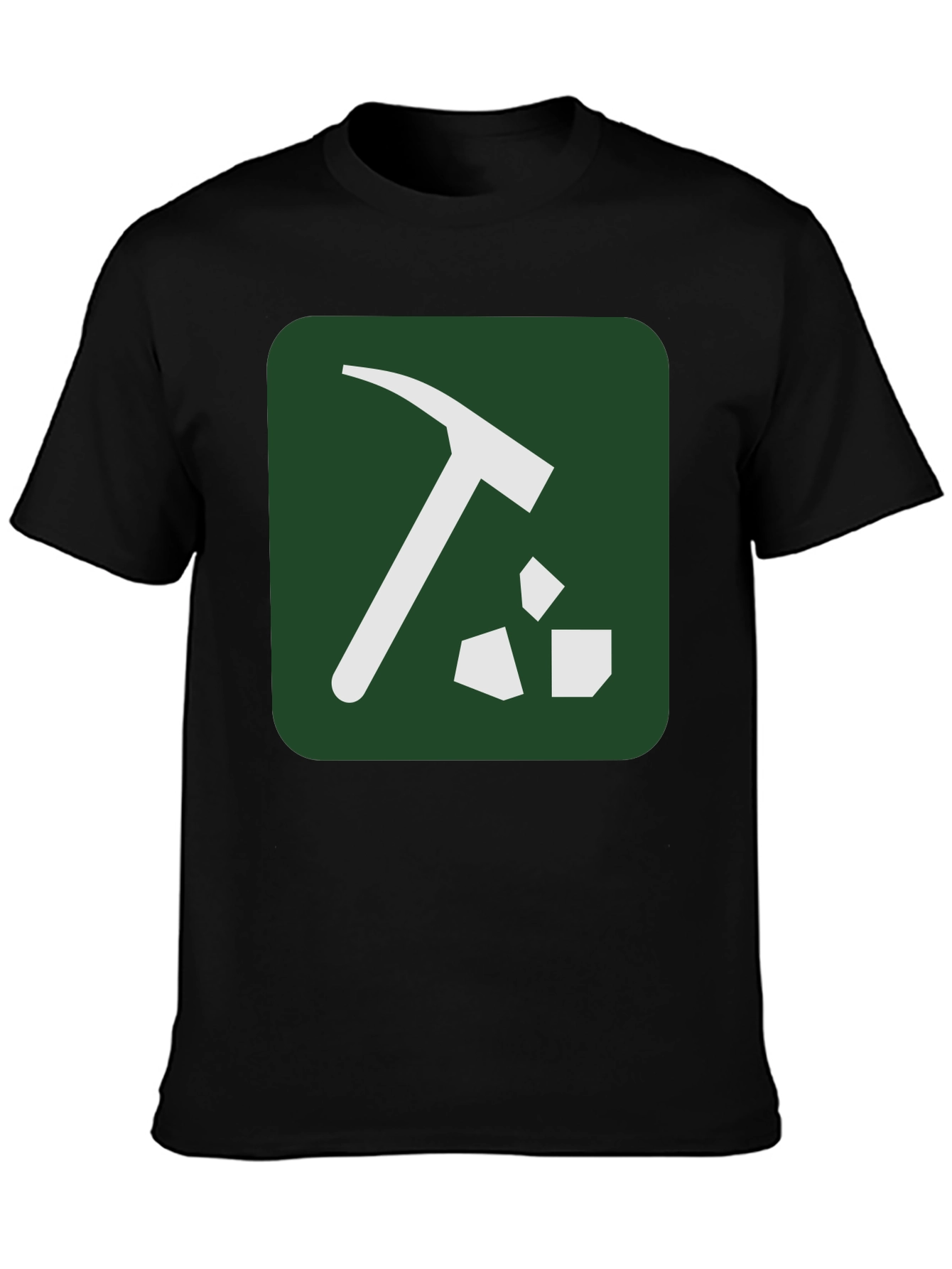 Mining Pickaxe Black T-Shirt