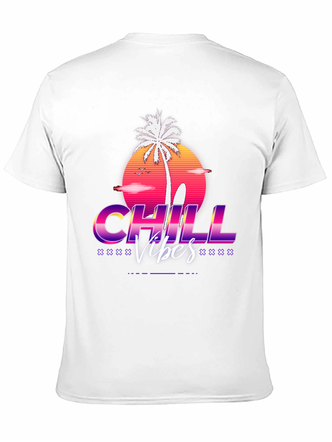 Chill Vibes Retro Graphic T-Shirt
