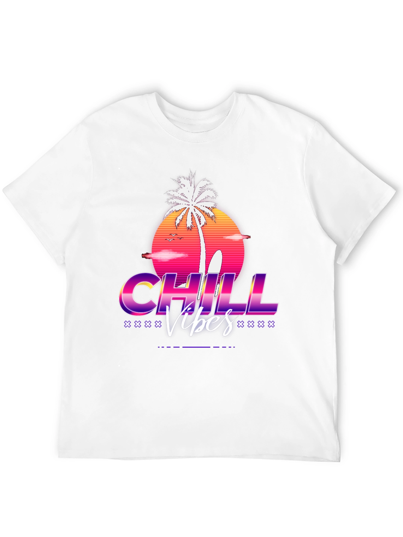 Chill Vibes Retro Graphic T-Shirt