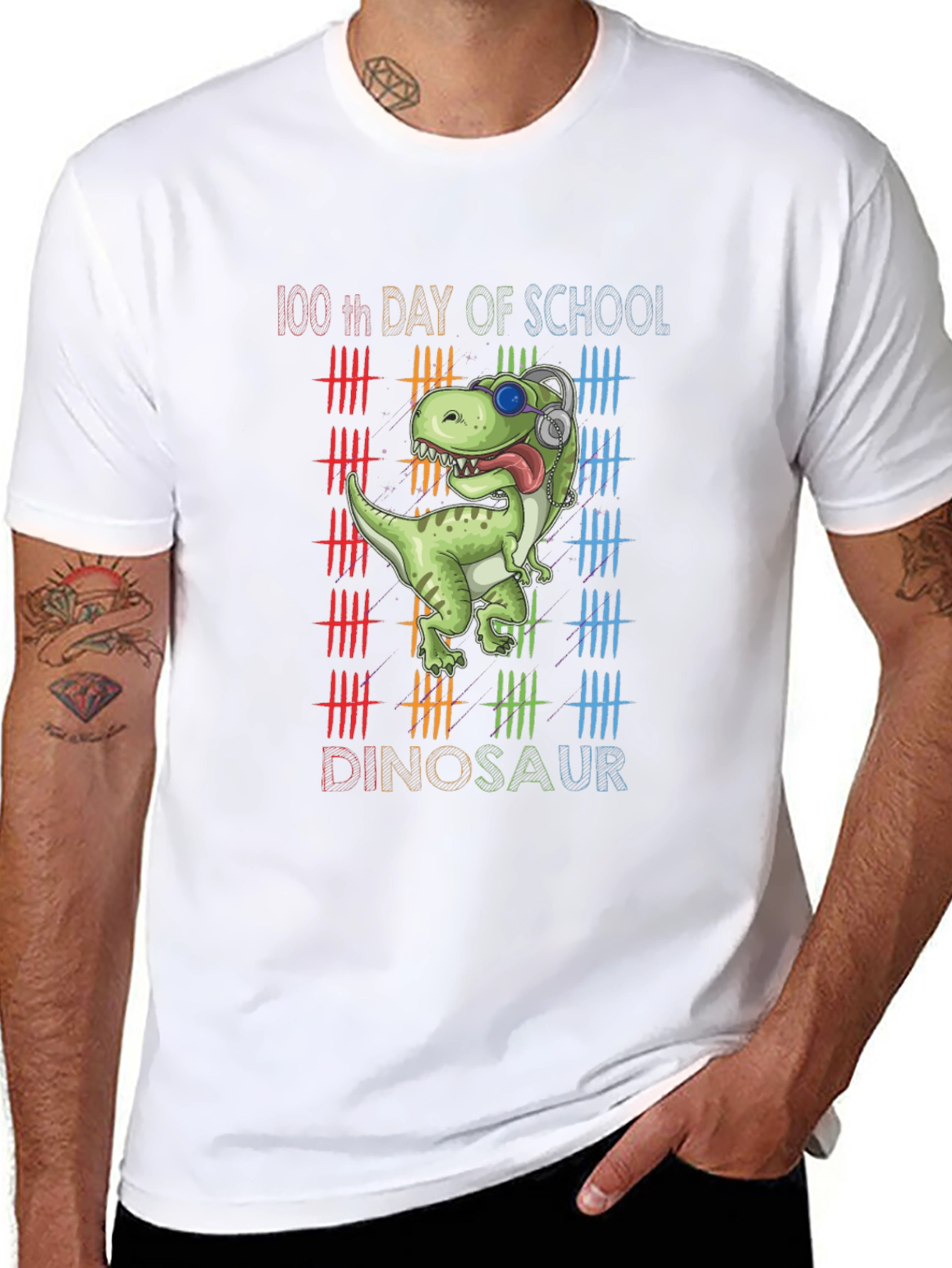 100th Day of School Dinosaur T-Shirt
