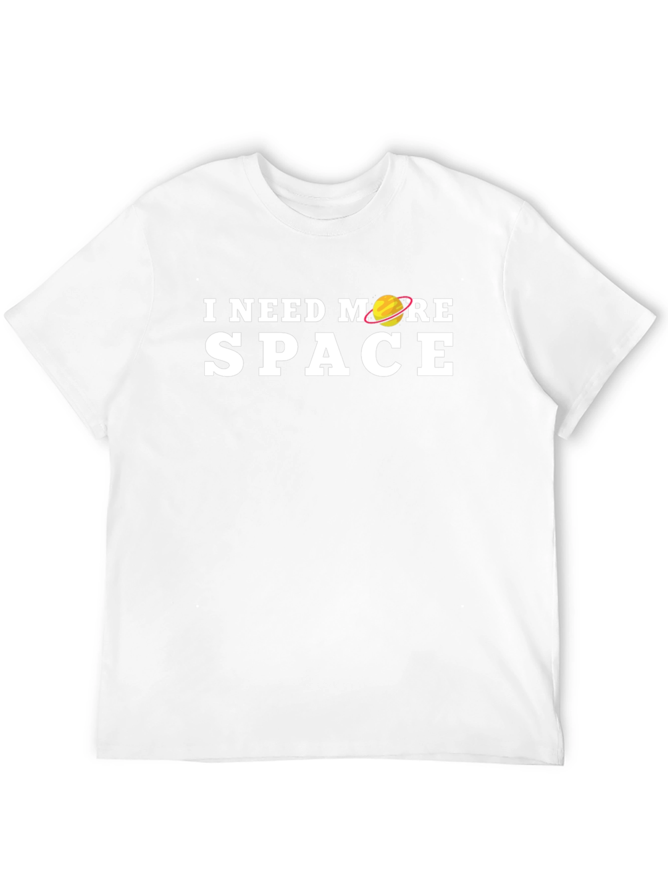 I Need More Space Graphic T-Shirt - Black