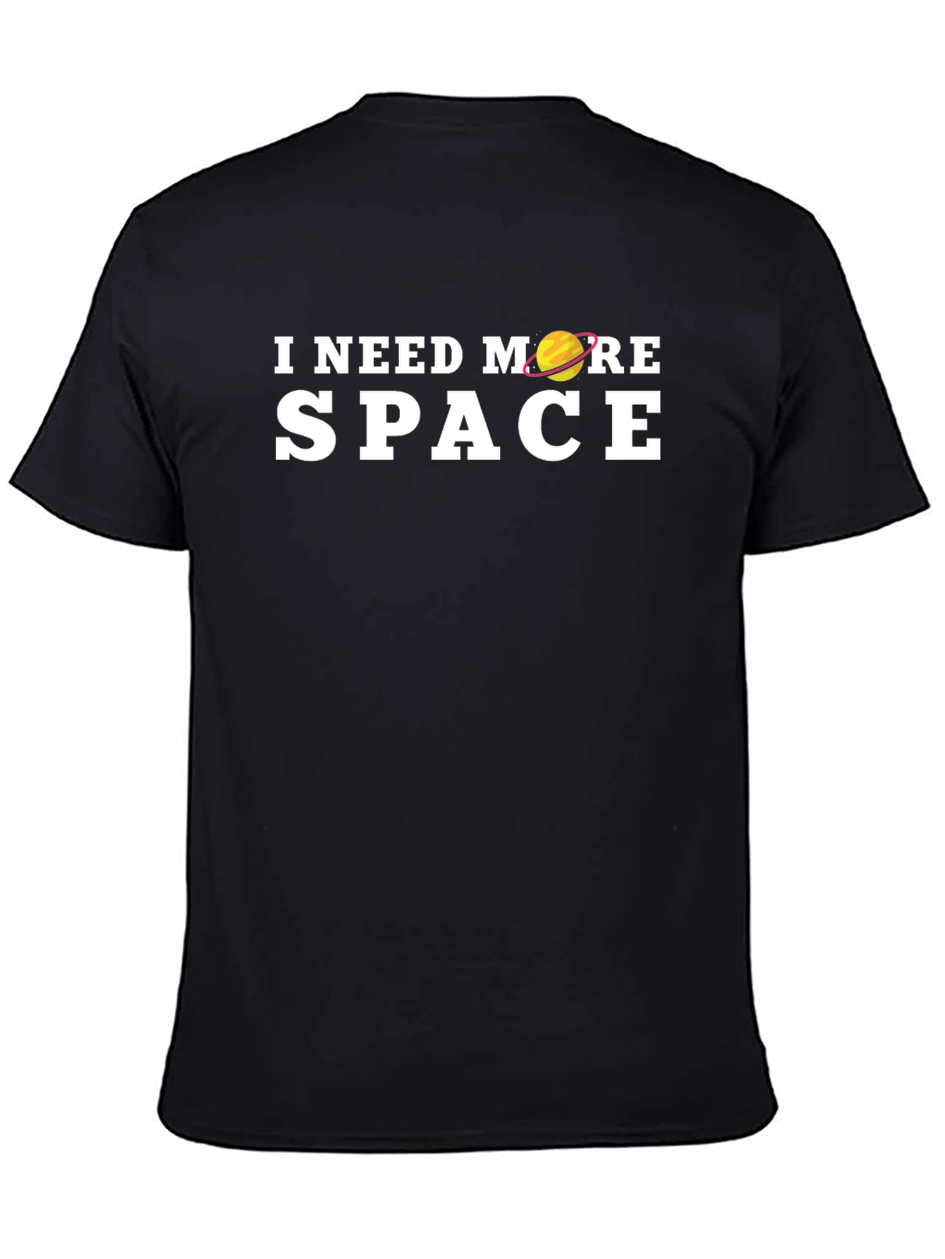 I Need More Space Graphic T-Shirt - Black