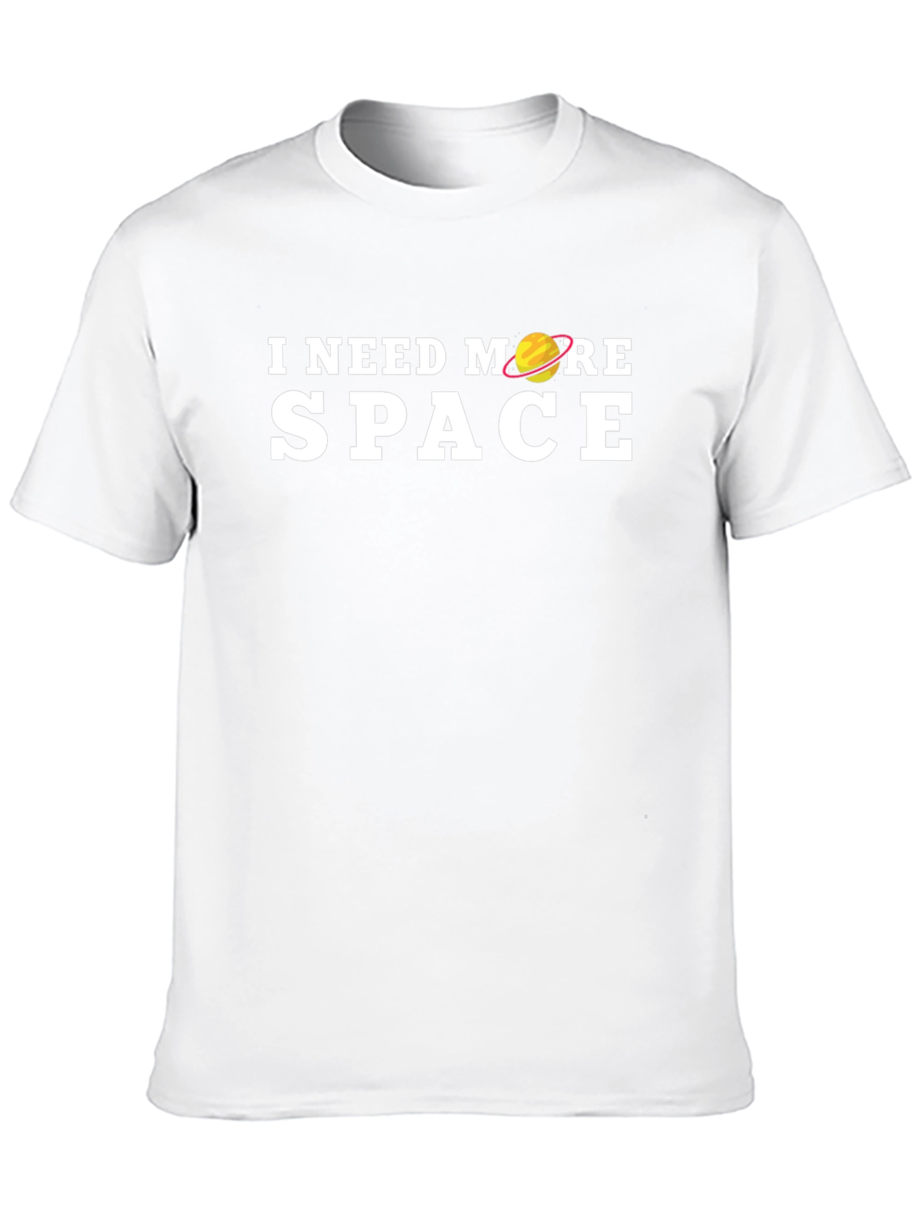 I Need More Space Graphic T-Shirt - Black