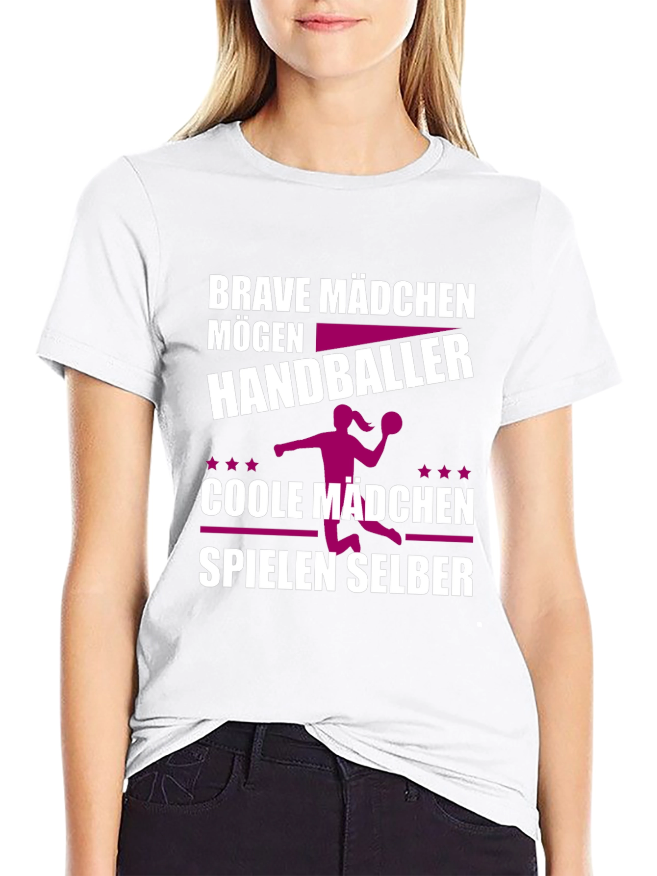 Brave Madchen Handball Graphic Tee