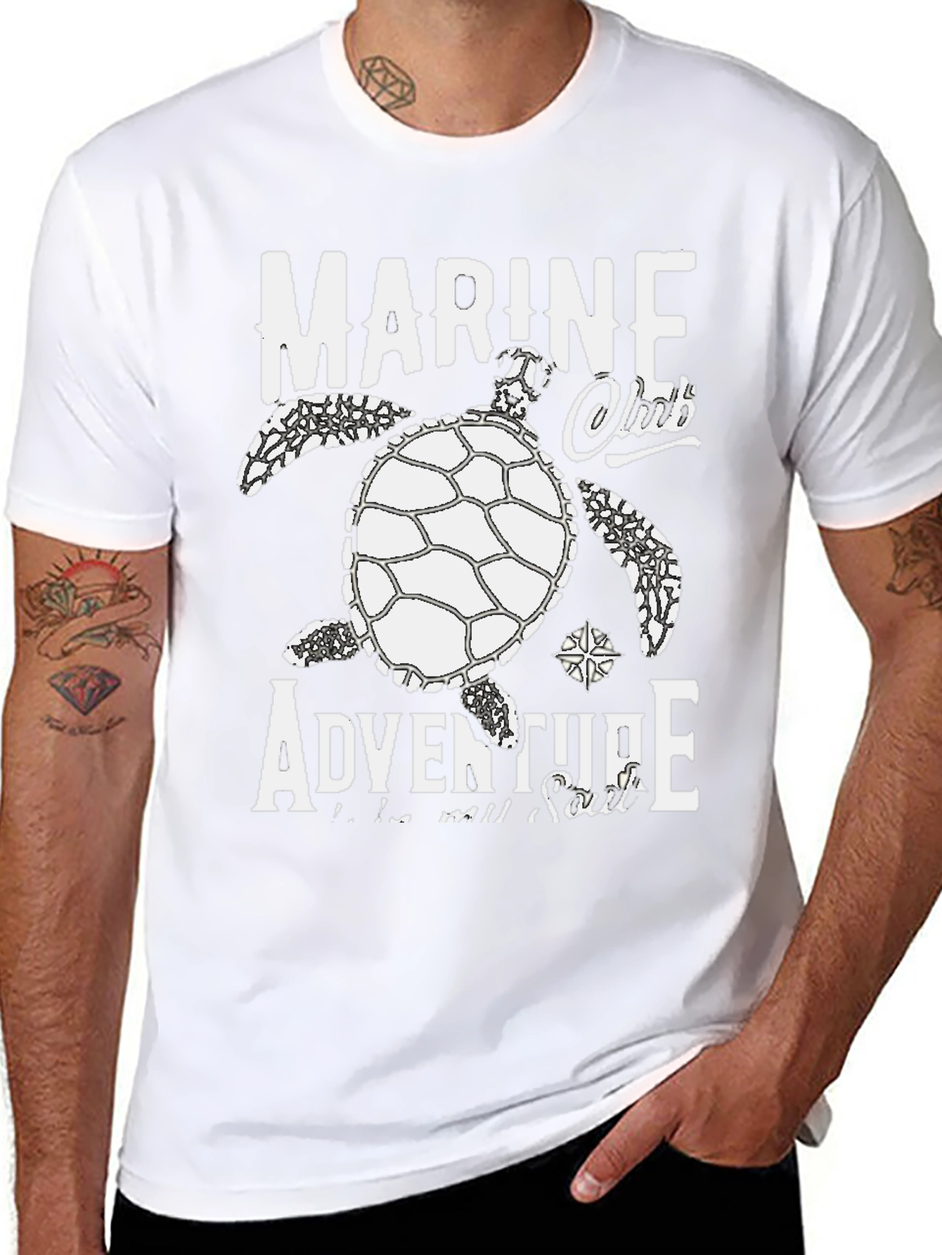 Marine Adventure Club Turtle Graphic Tee