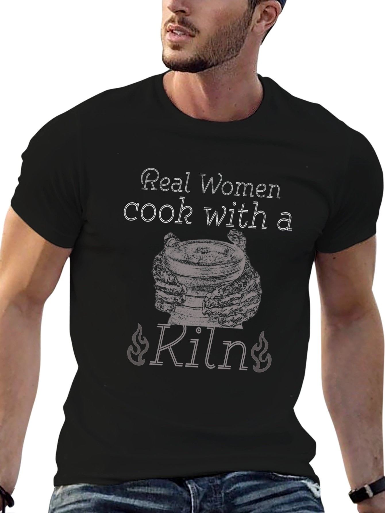 Real Women Cook With a Kiln T-Shirt