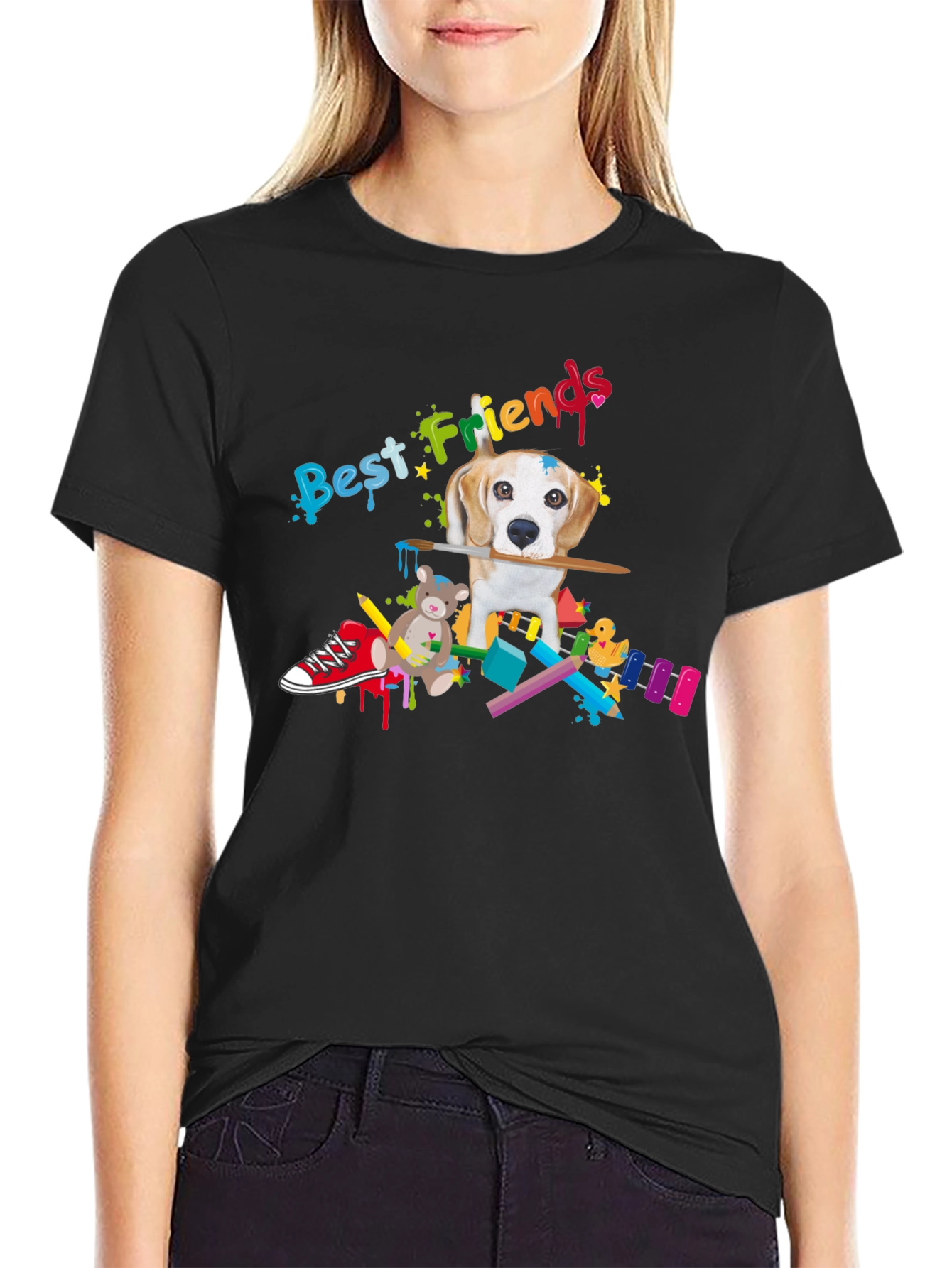 Dog Best Friends Graphic Tee