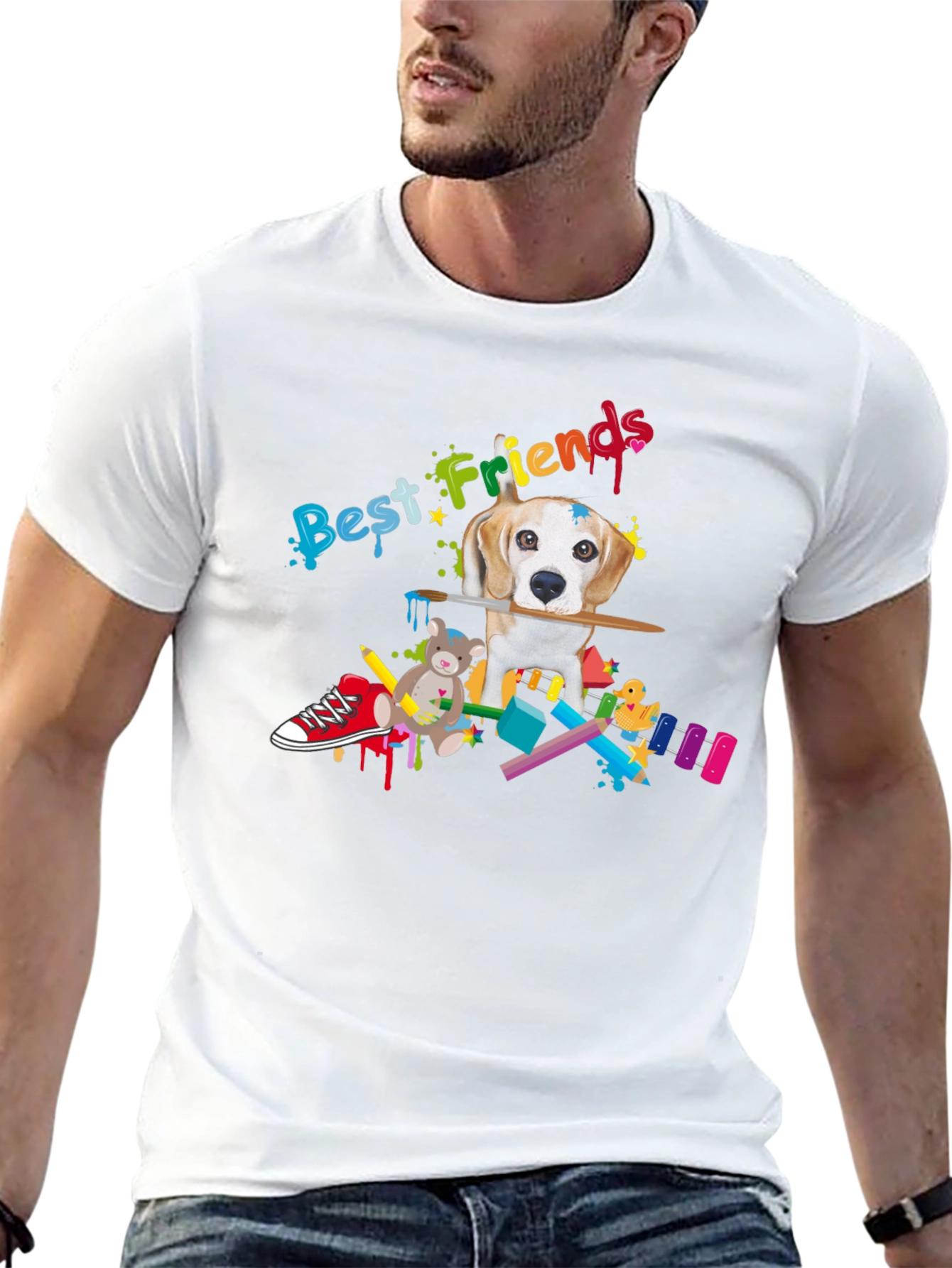 Dog Best Friends Graphic Tee