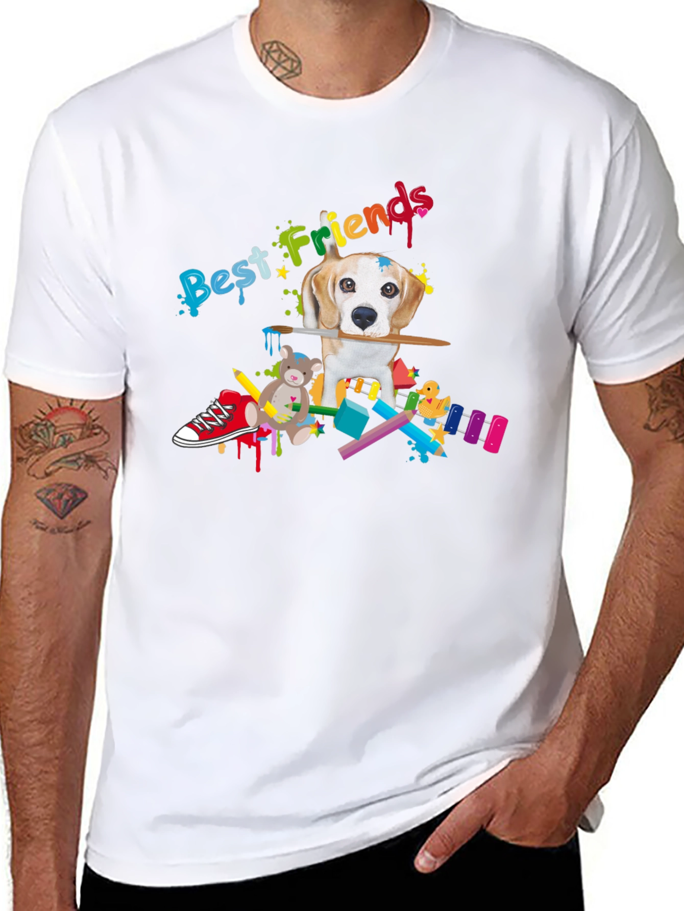 Dog Best Friends Graphic Tee