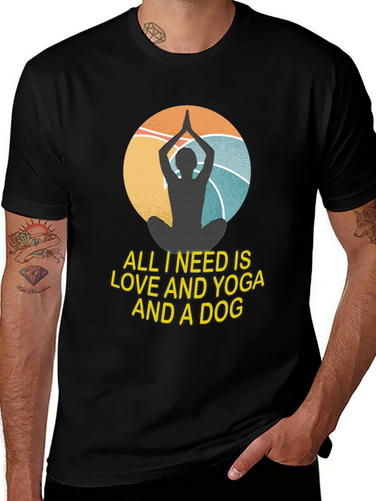 Yoga & Dog Lover T-Shirt