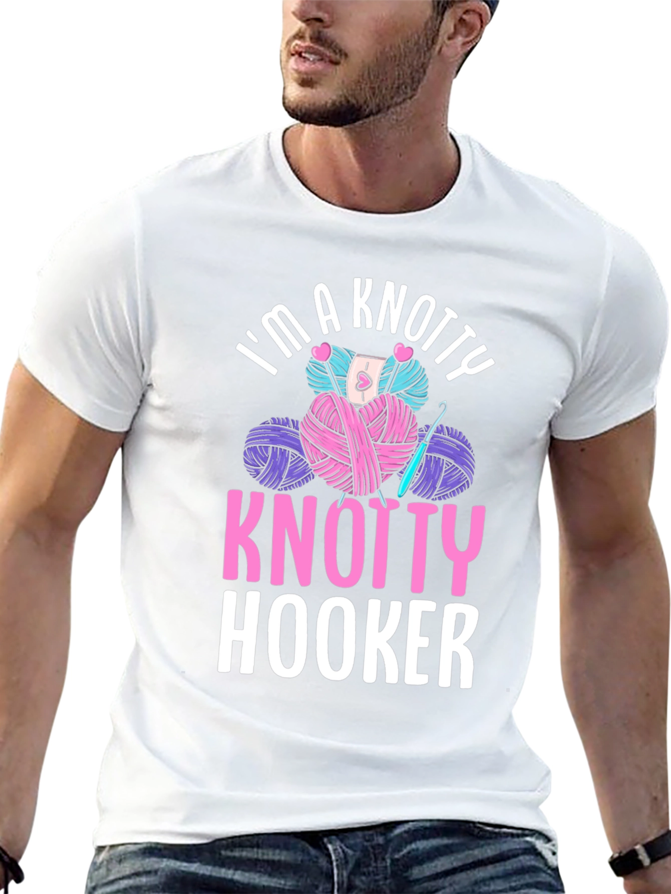Knotty Hooker Crochet T-Shirt