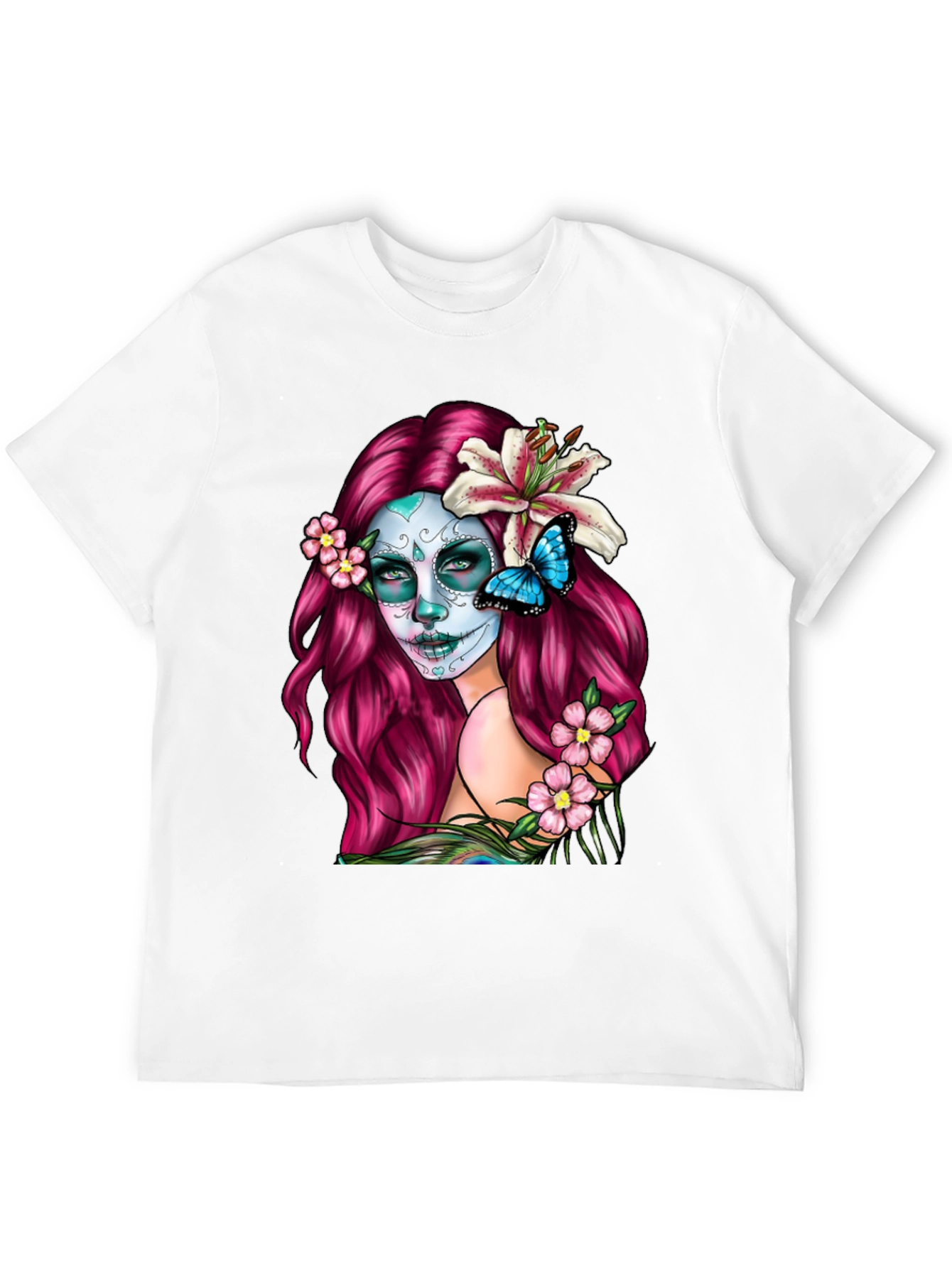 Sugar Skull Woman Graphic T-Shirt