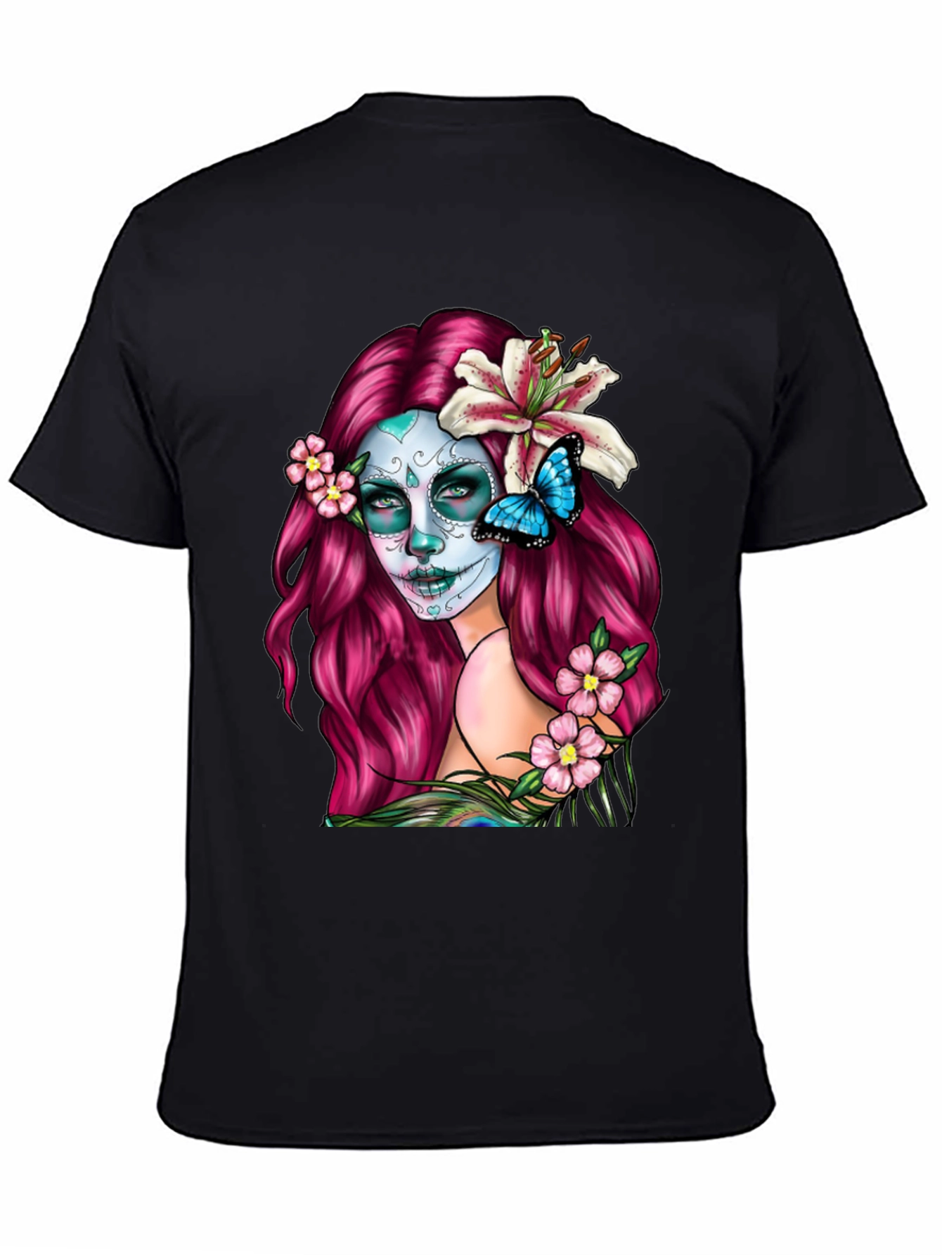 Sugar Skull Woman Graphic T-Shirt
