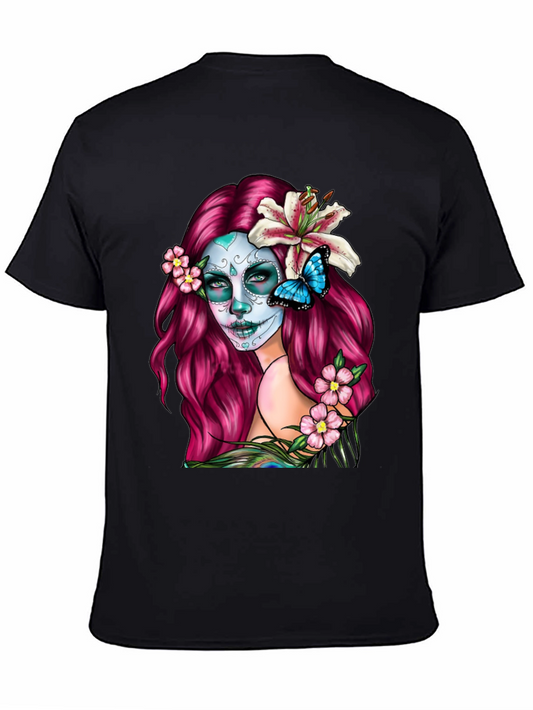 Sugar Skull Woman Graphic T-Shirt