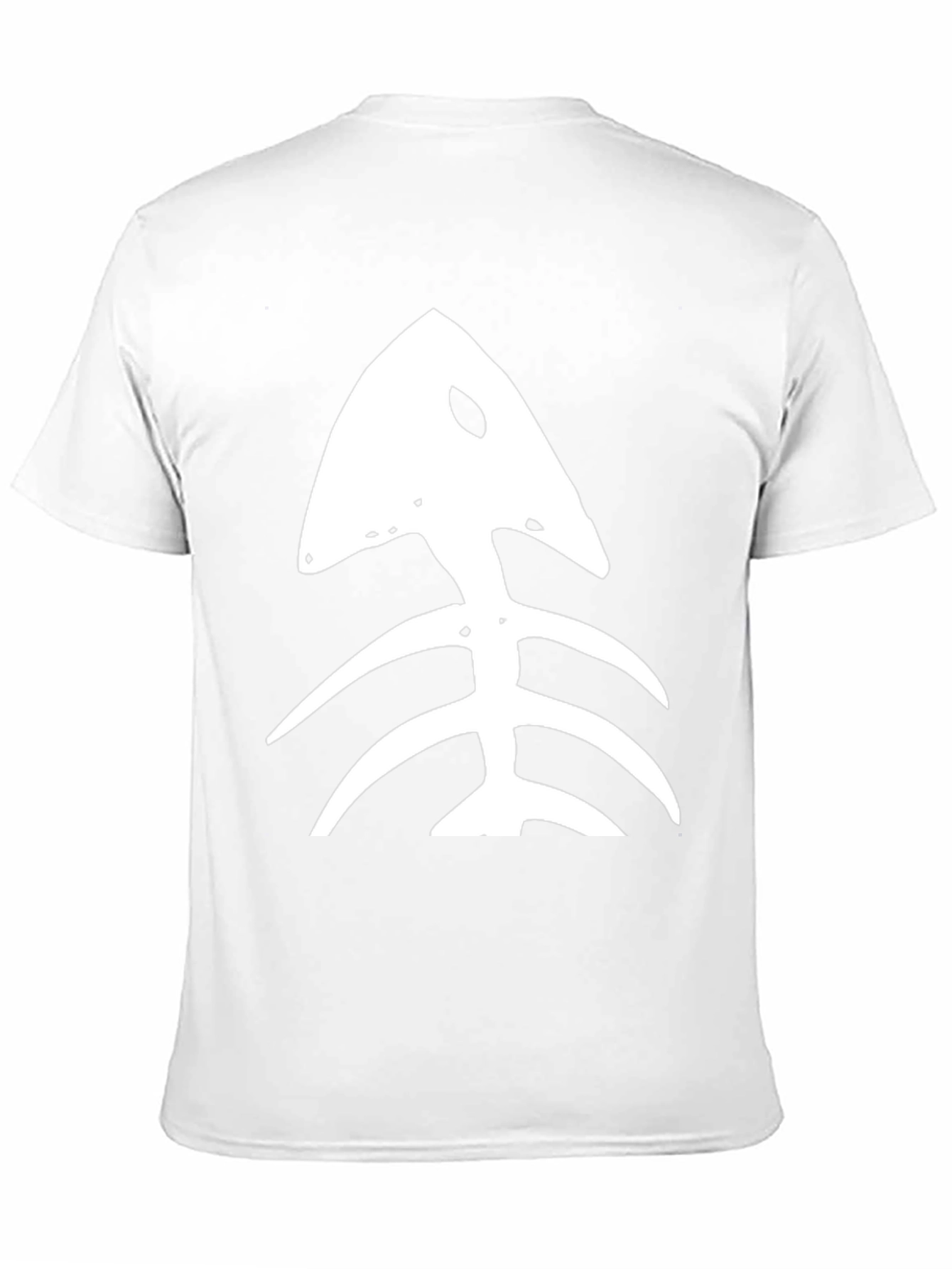 Fishbone Graphic Tee - Black Casual T-Shirt